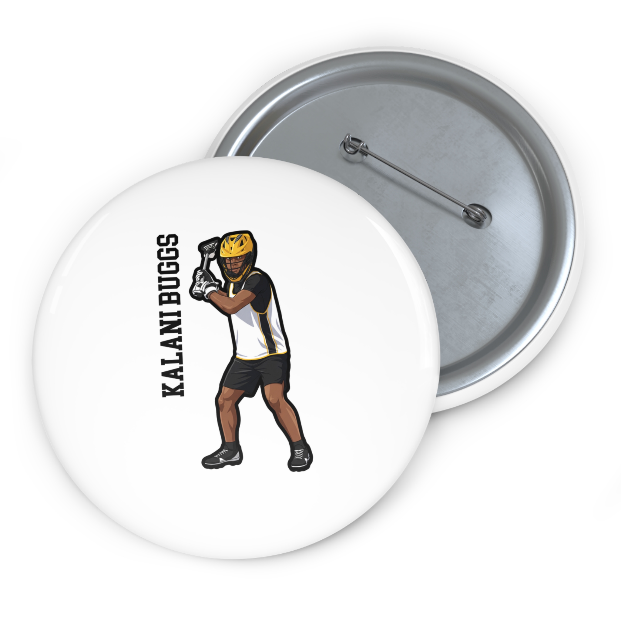 Game Day Pin — character_name_vertical in Classic