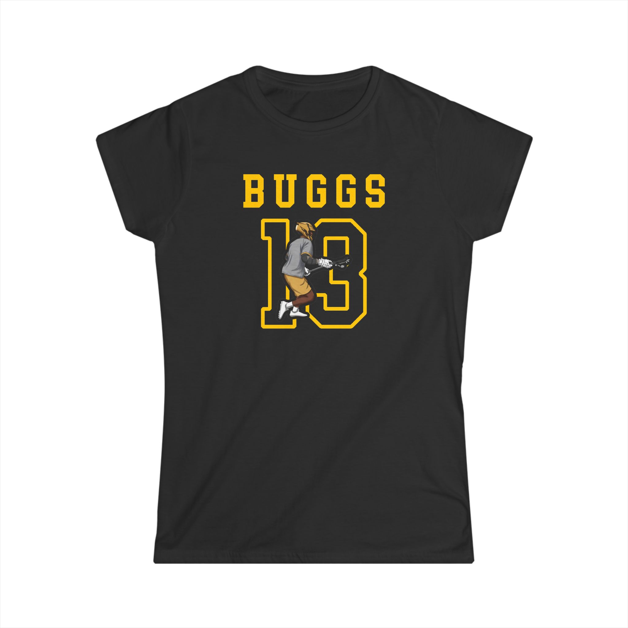Women's Softstyle Tee — character_shirsey in Black