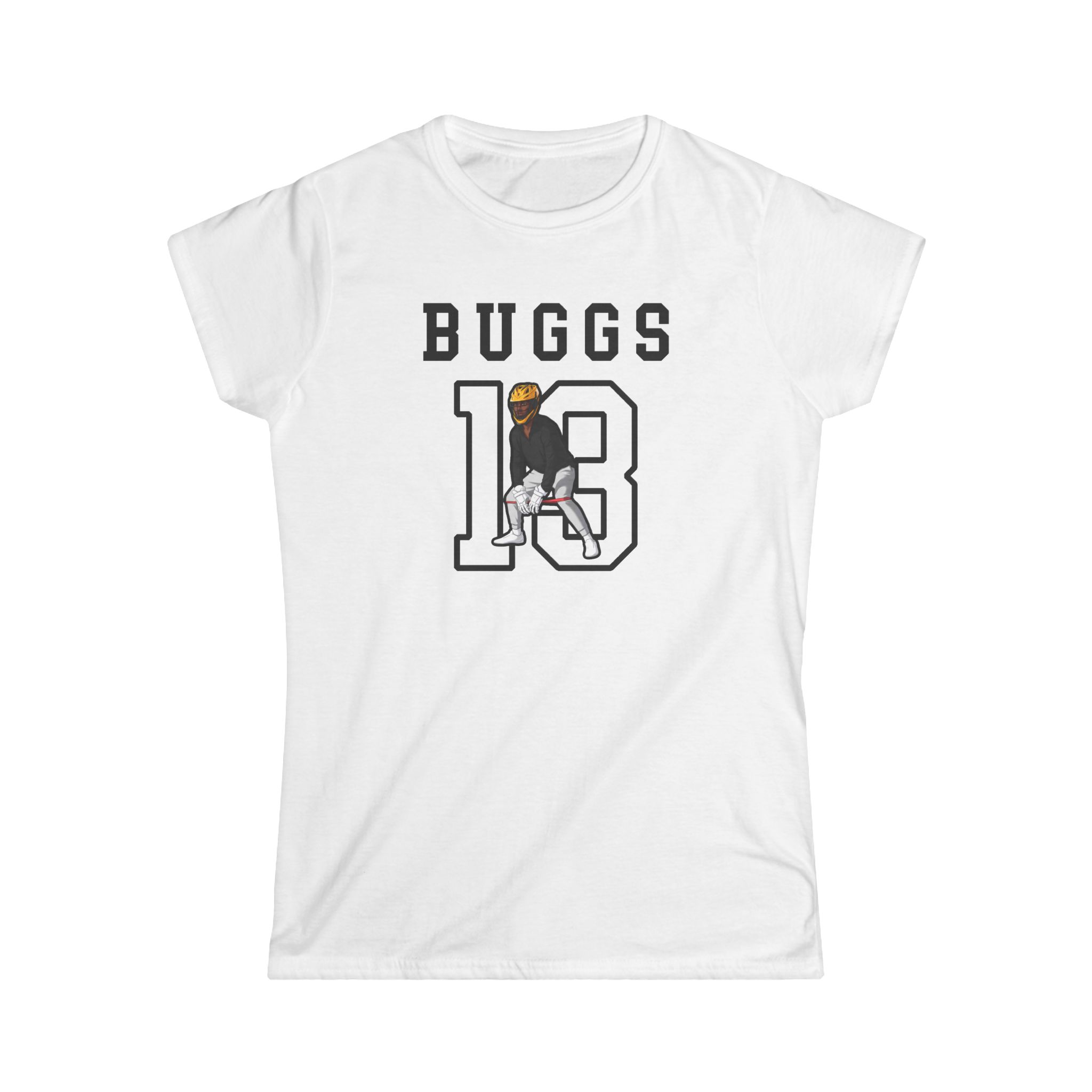 Women's Softstyle Tee — character_shirsey in White