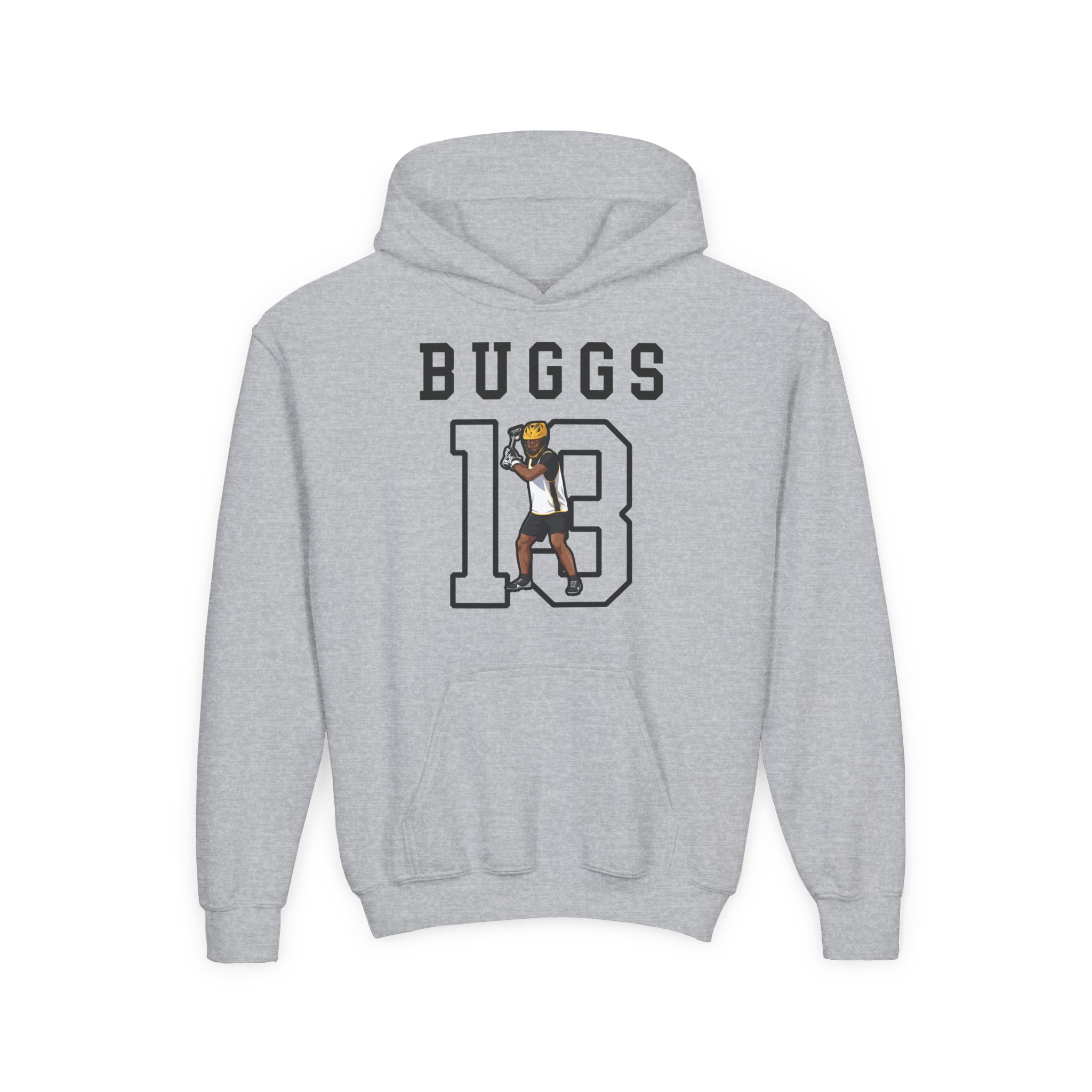Youth Hoodie — character_shirsey in Grey