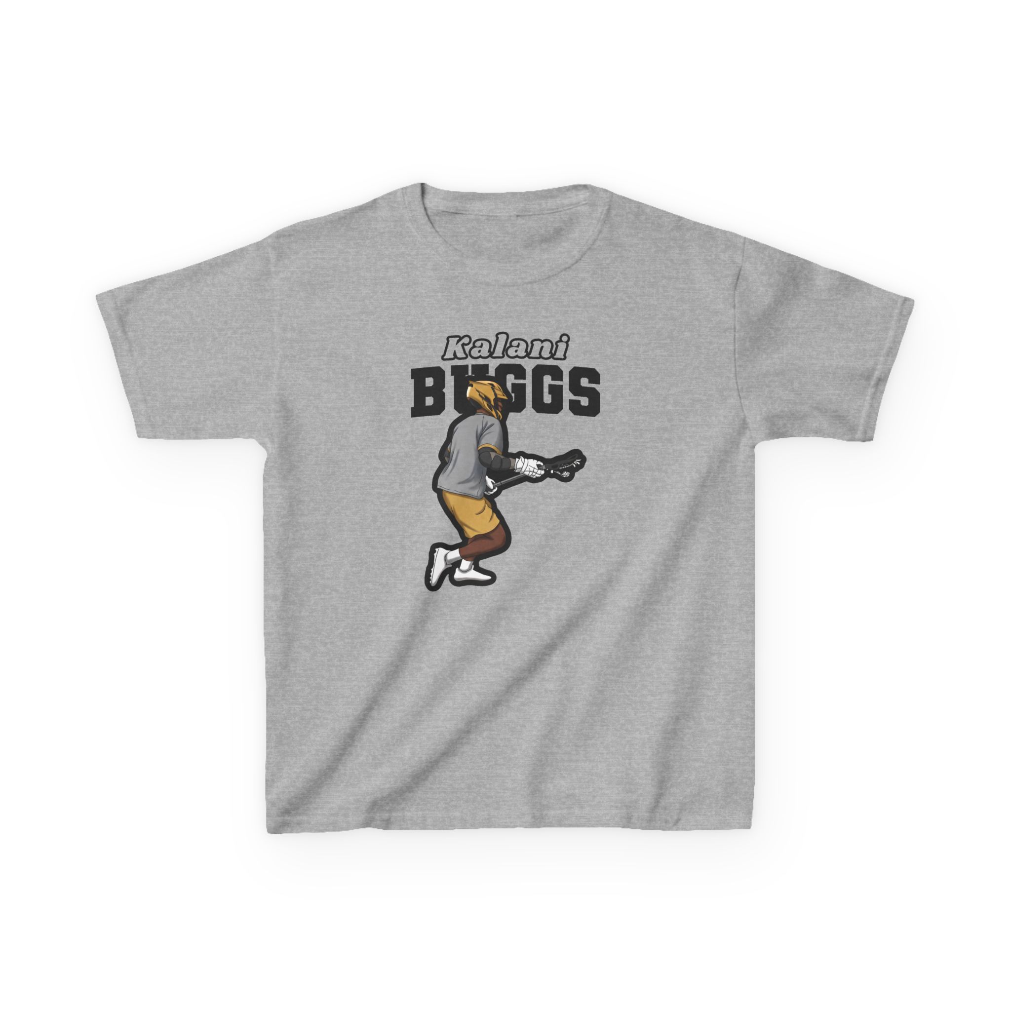 Youth Tee — character_name_arch in Grey