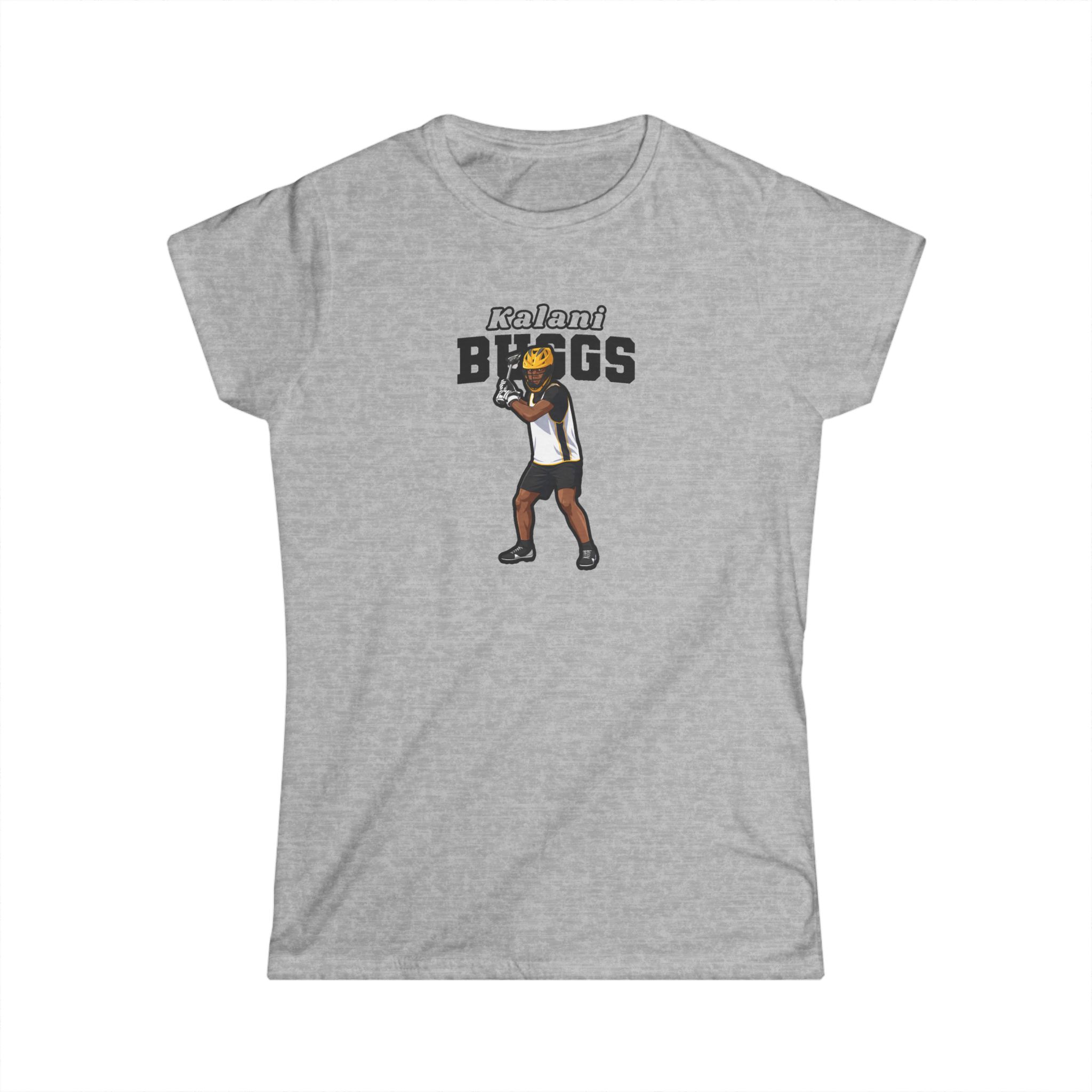 Women's Softstyle Tee — character_name_arch in Grey