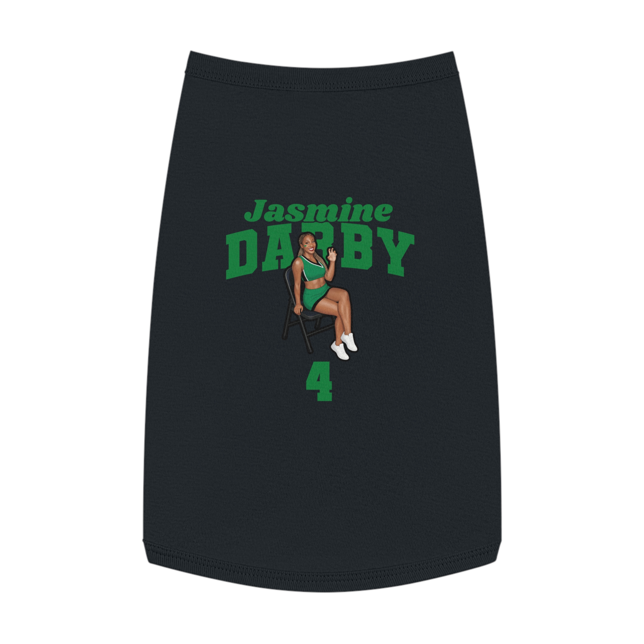 Pet Tank Top — character_signature_arch in Black