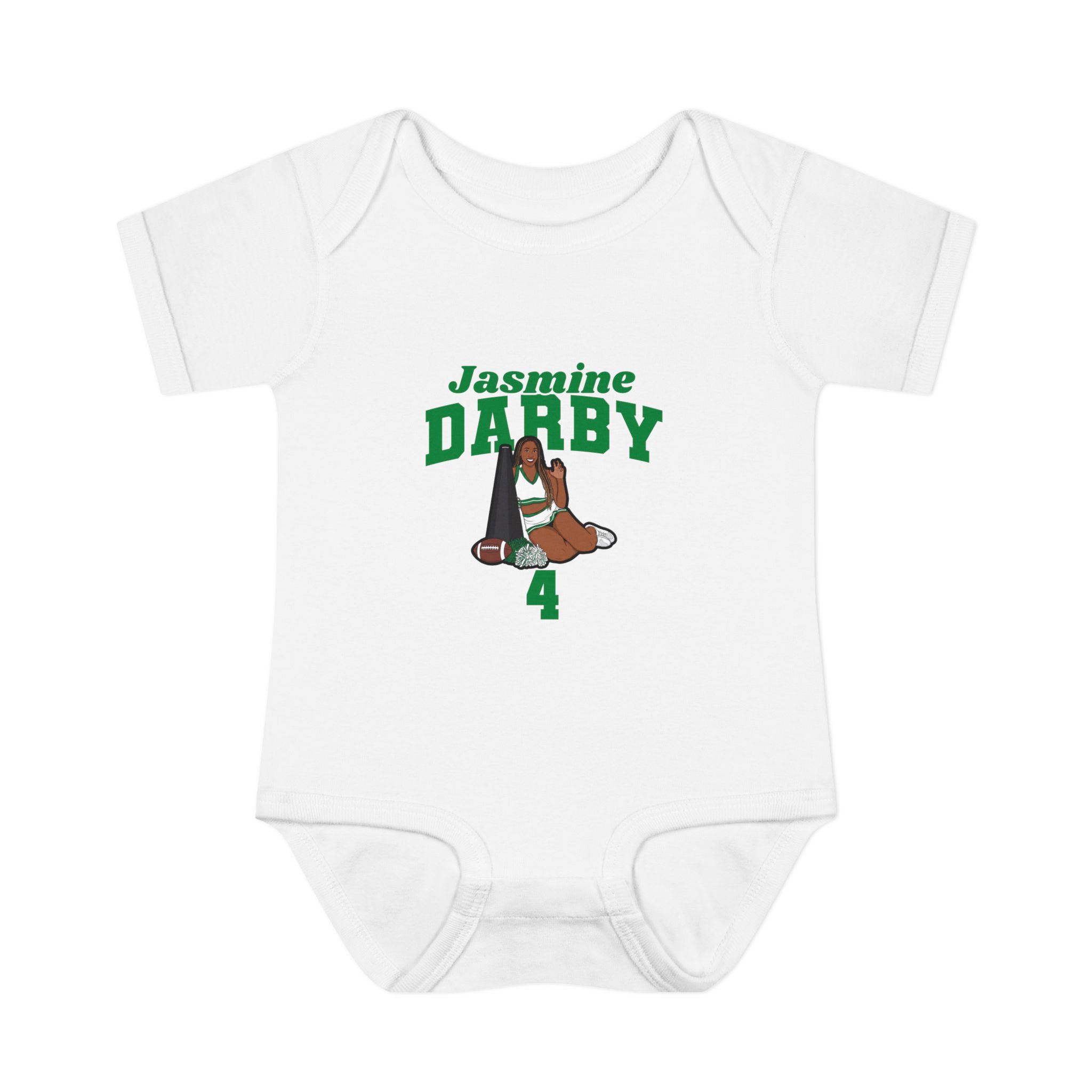 Baby Onesie — character_signature_arch in White