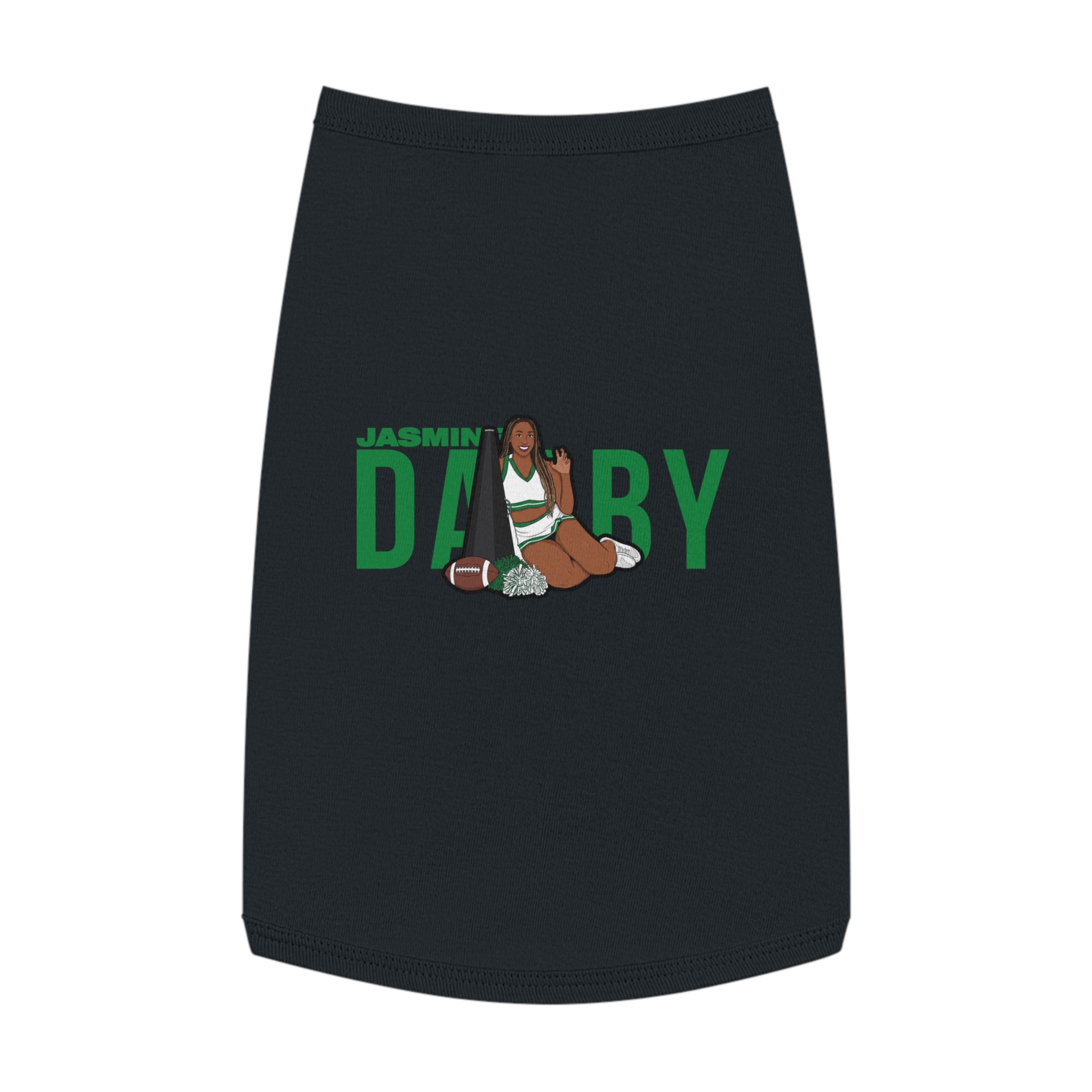 Pet Tank Top — character_player_name in White