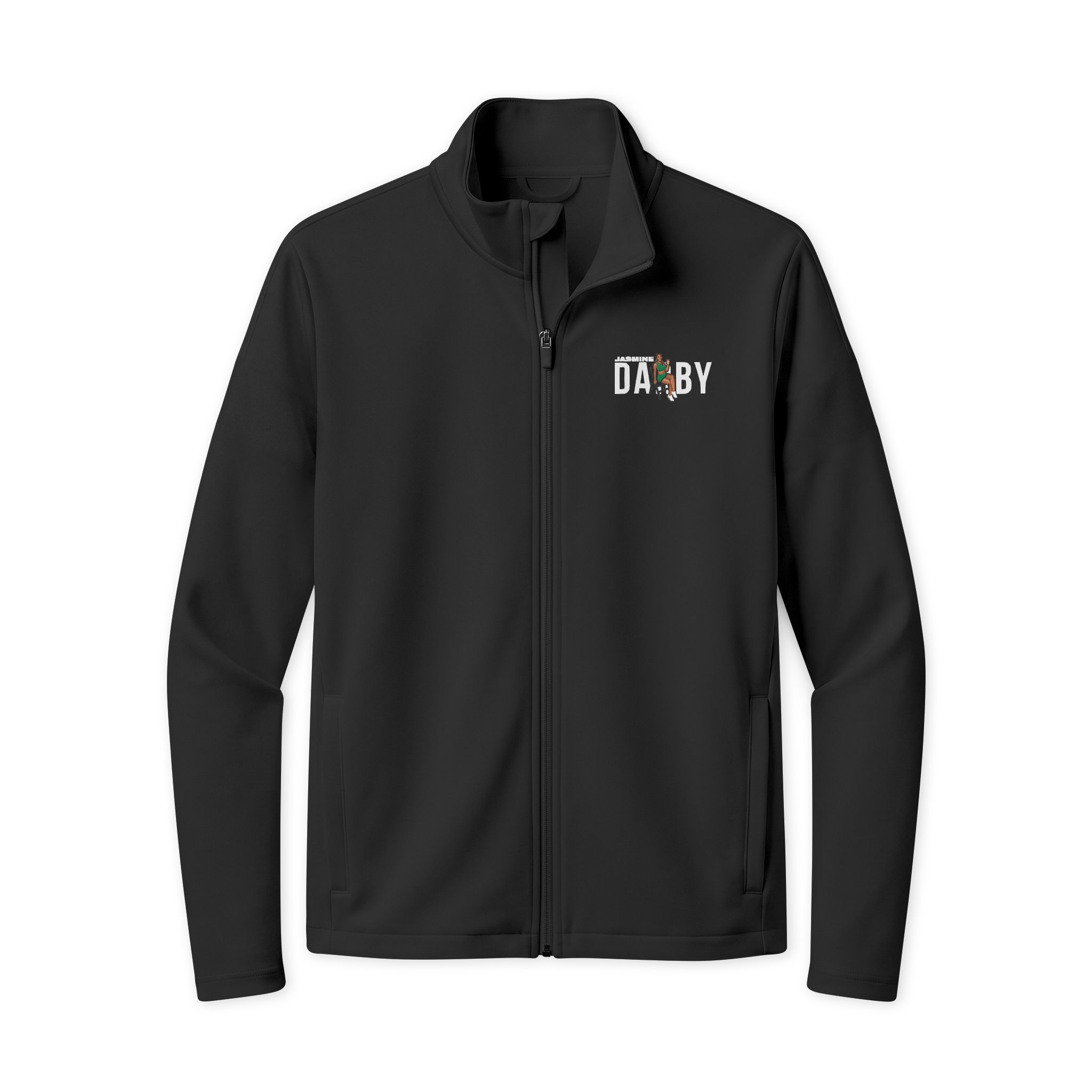 Travel Full-Zip Jacket — character_player_name in Black/ Black