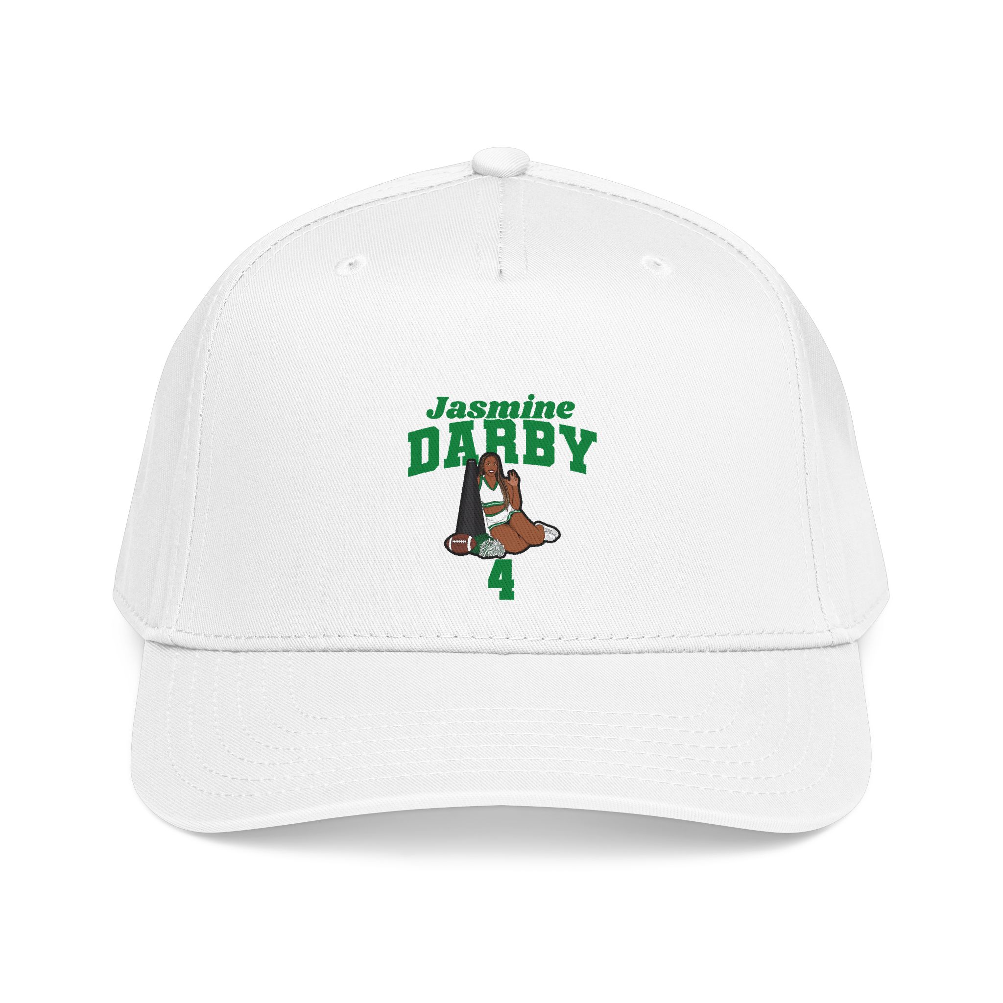 Baseball Cap — character_signature_arch in White