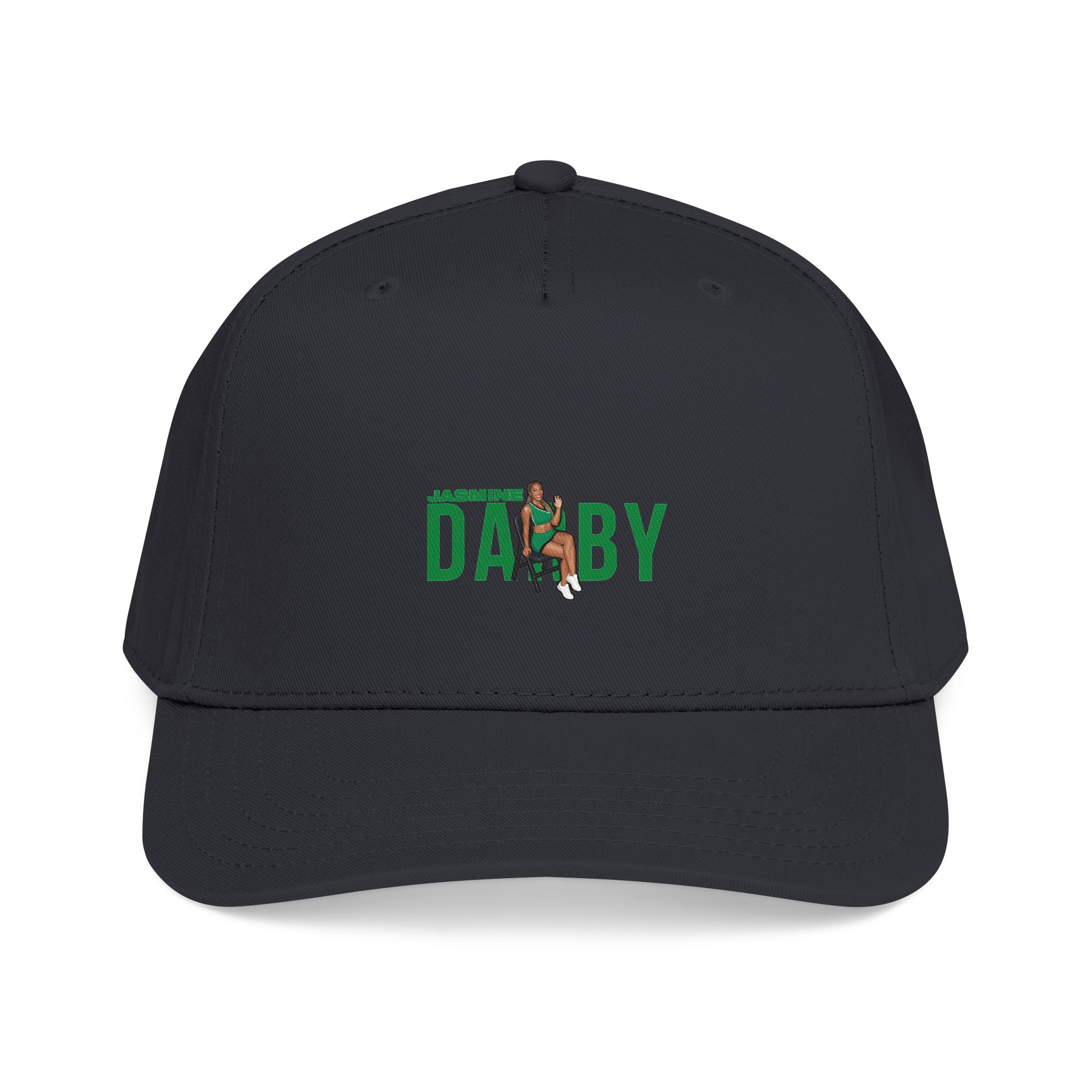 Baseball Cap — character_player_name in Black