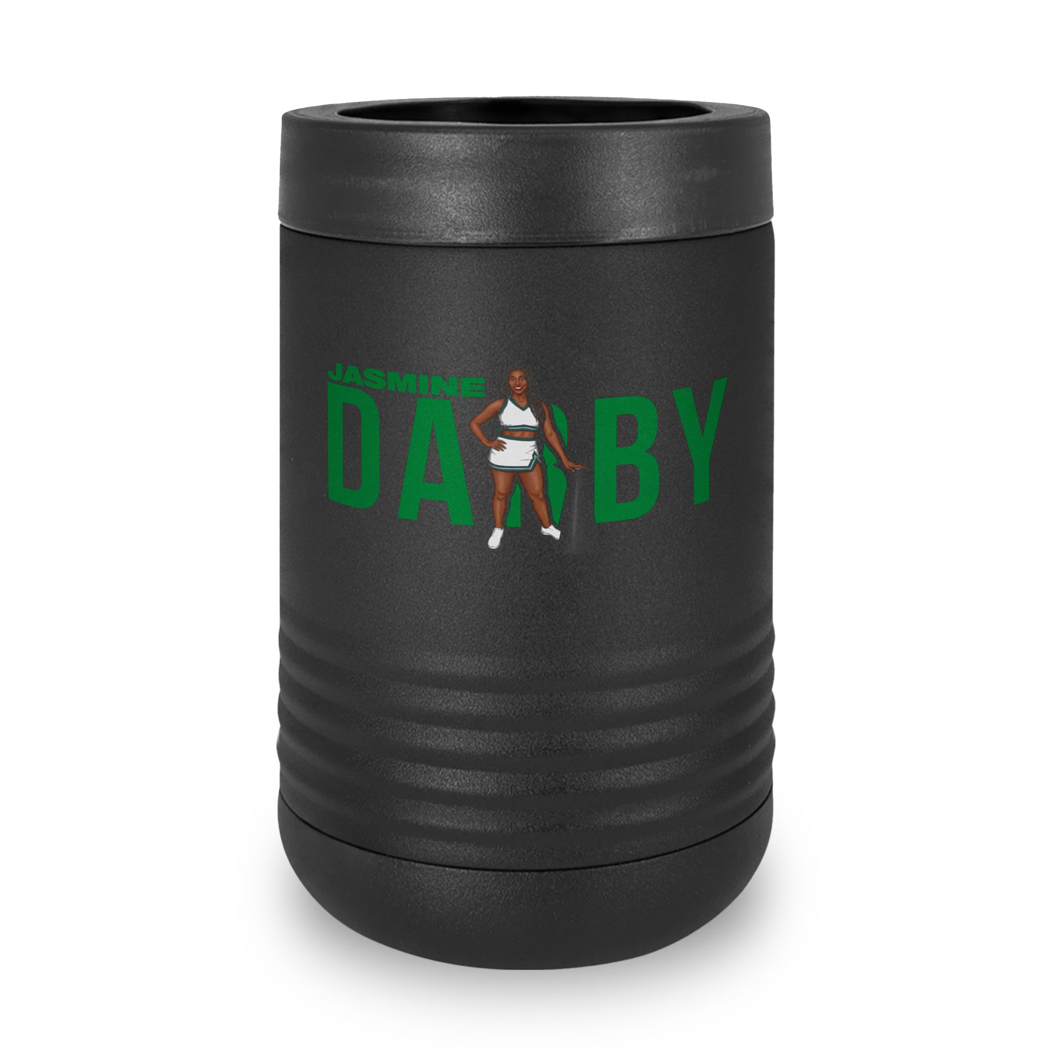 Stainless Can Cooler — character_player_name in Black