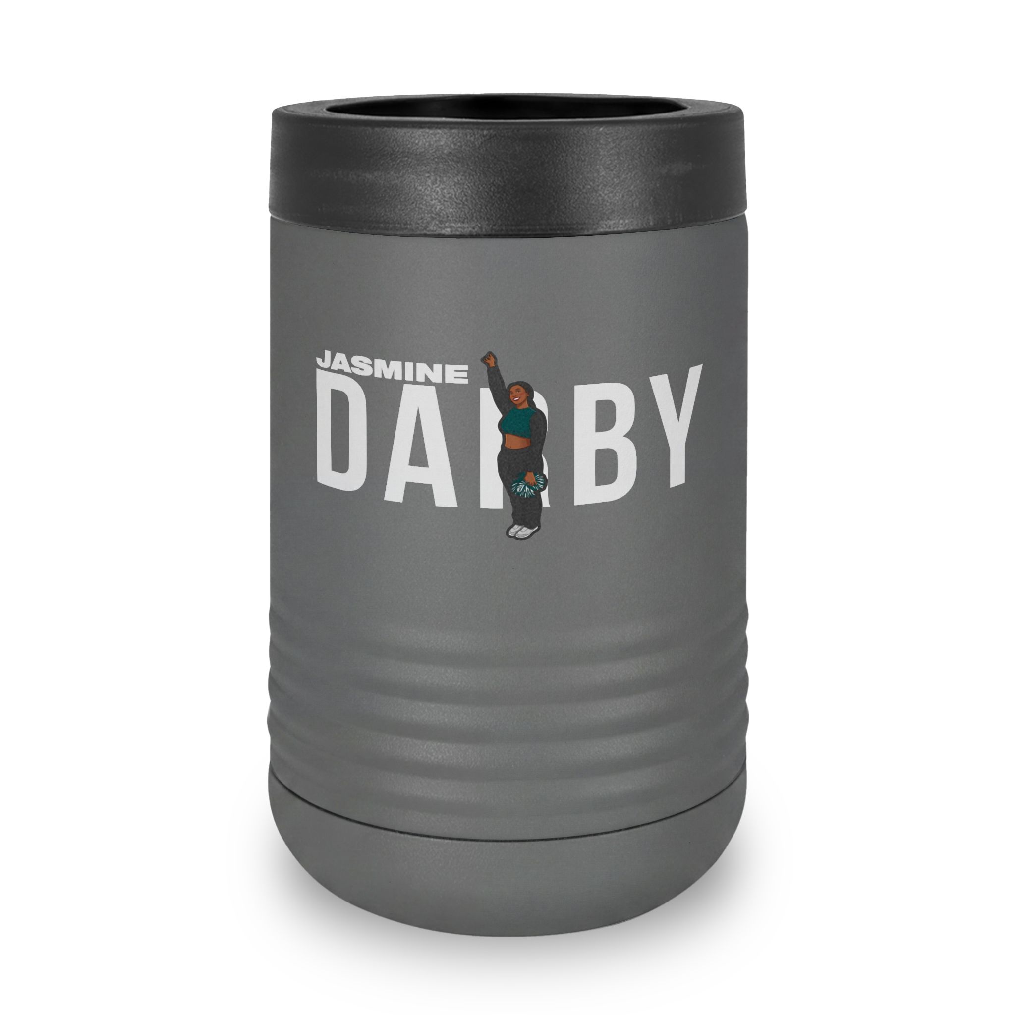 Stainless Can Cooler — character_player_name in Grey