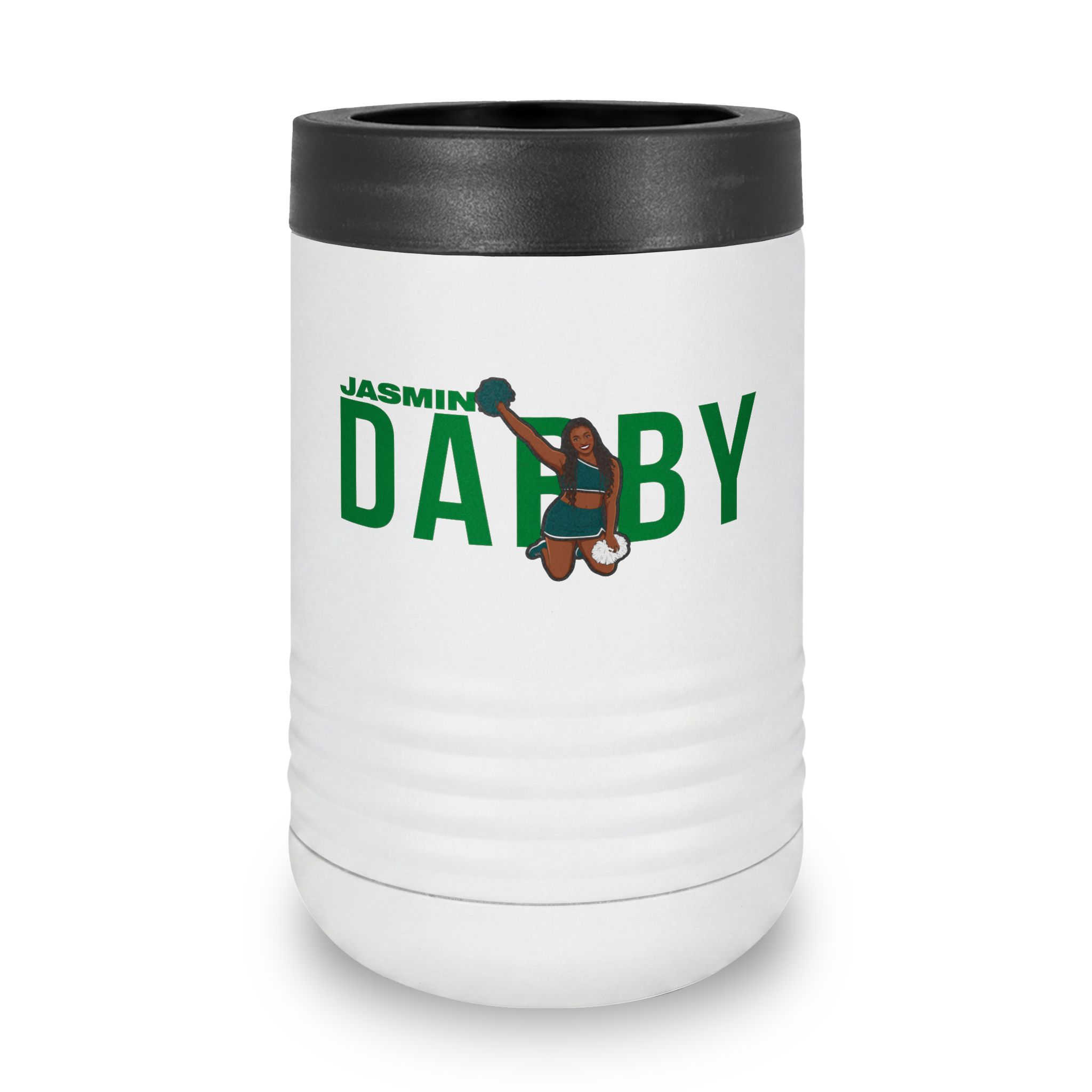 Stainless Can Cooler — character_player_name in White