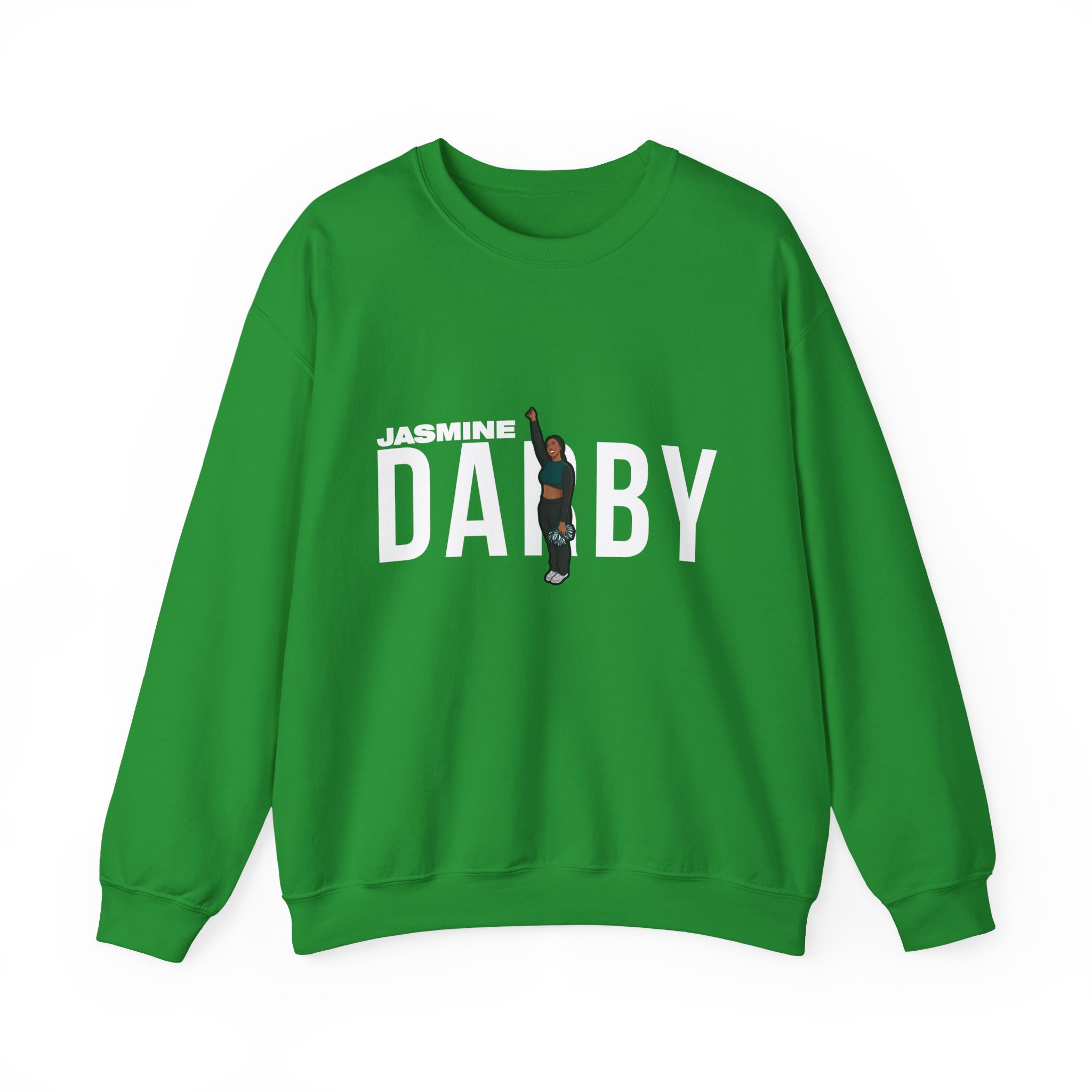 Crewneck Sweatshirt — character_player_name in Green