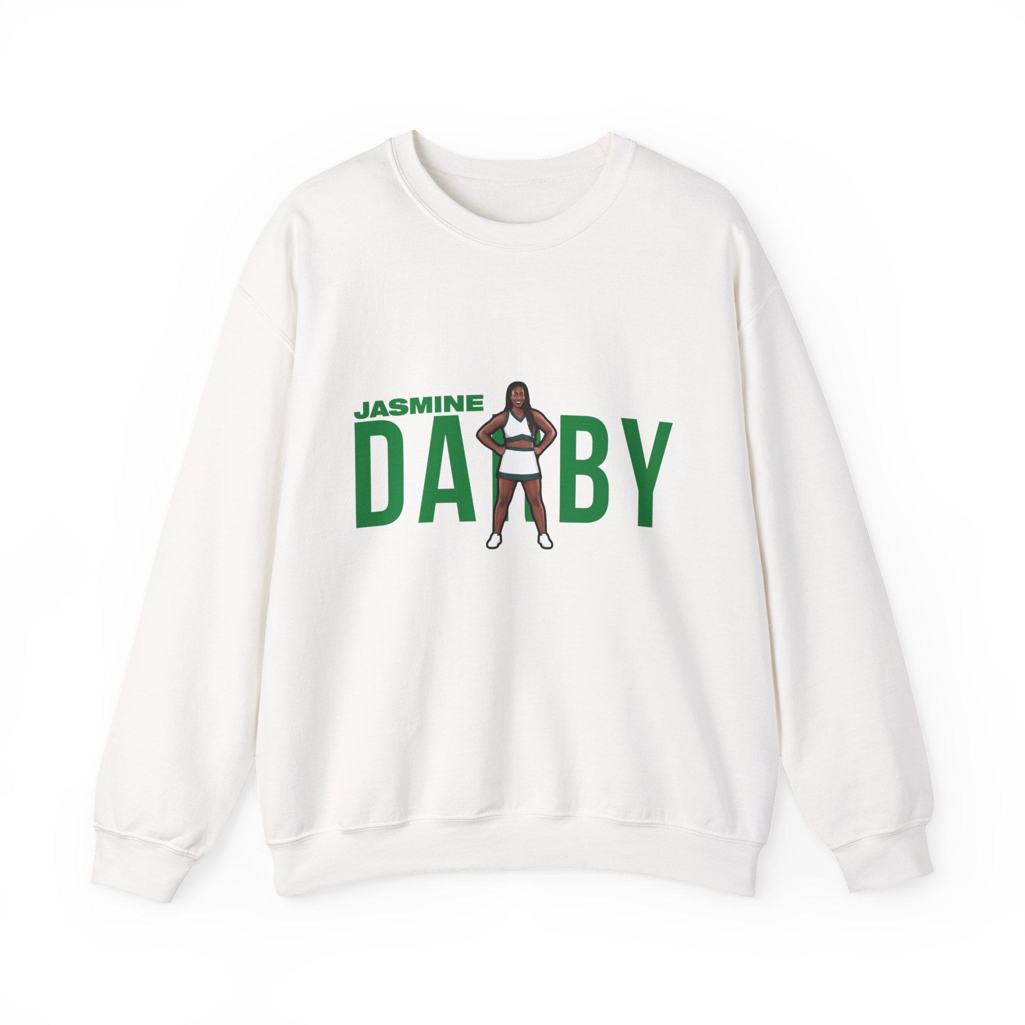 Crewneck Sweatshirt — character_player_name in White