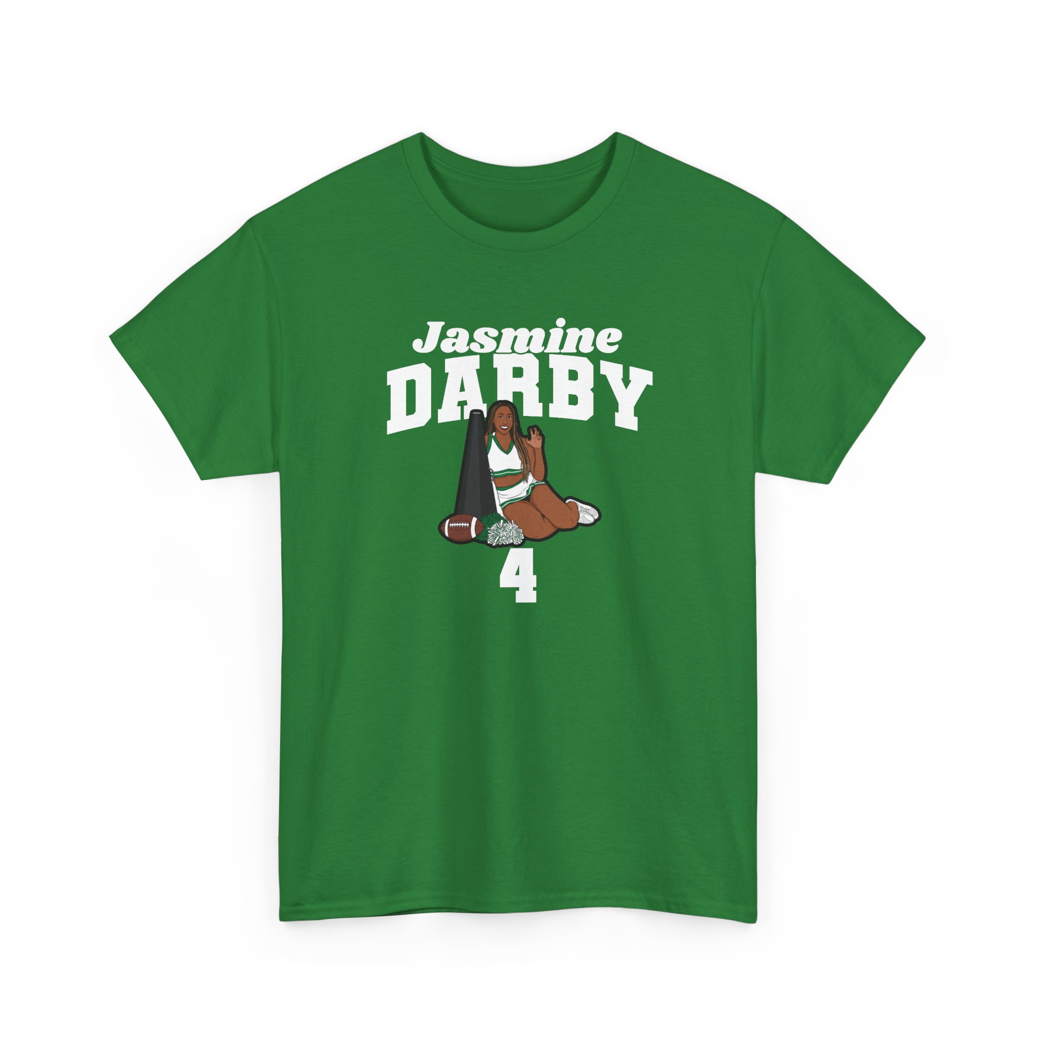 Tee — character_signature_arch in Green