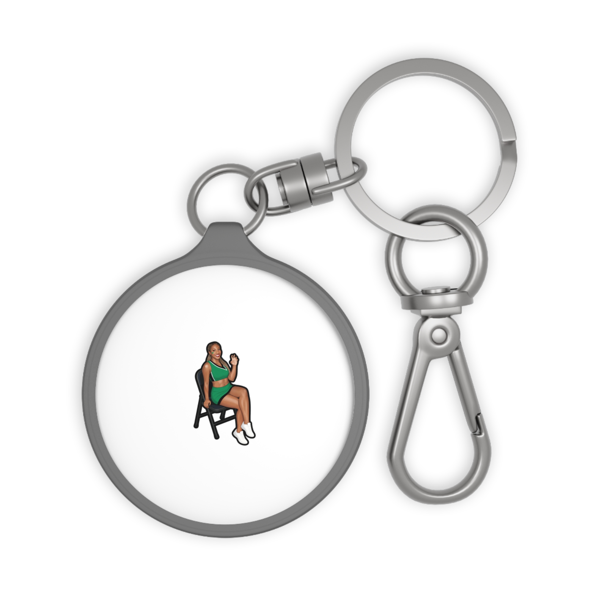 Keychain — character_signature_arch in Grey