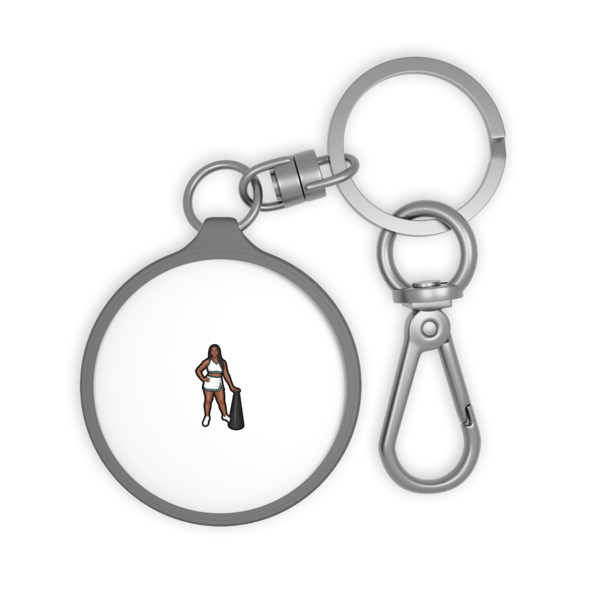 Keychain — character_player_name in Grey