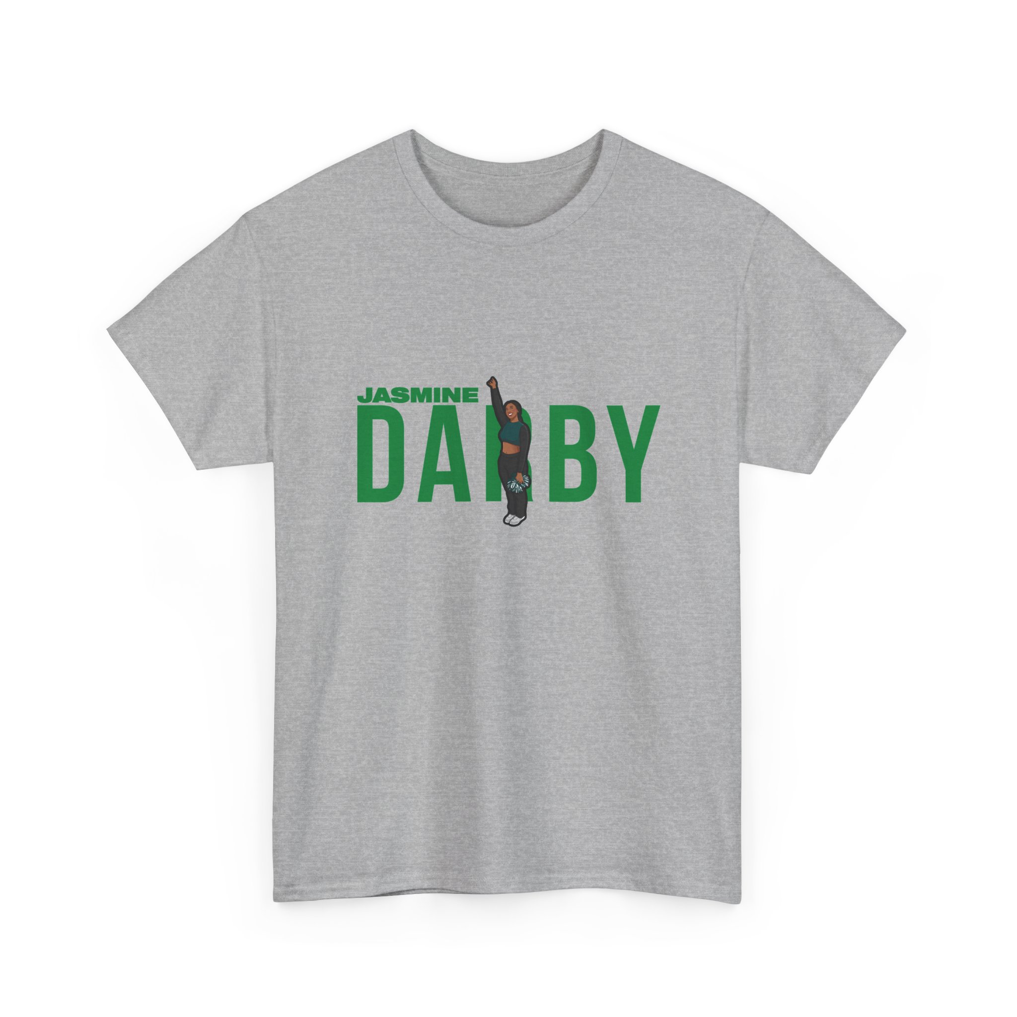Tee — character_player_name in Grey