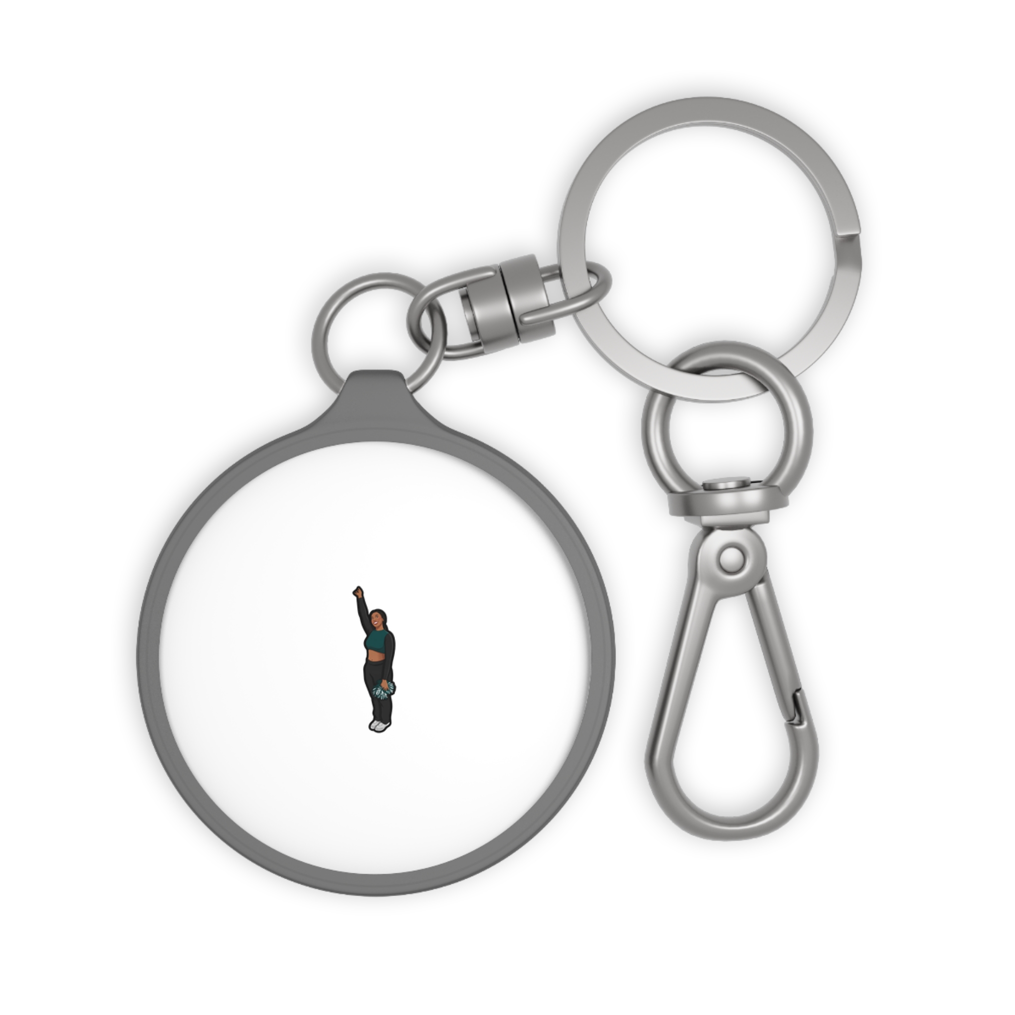 Keychain — character_player_name in Grey