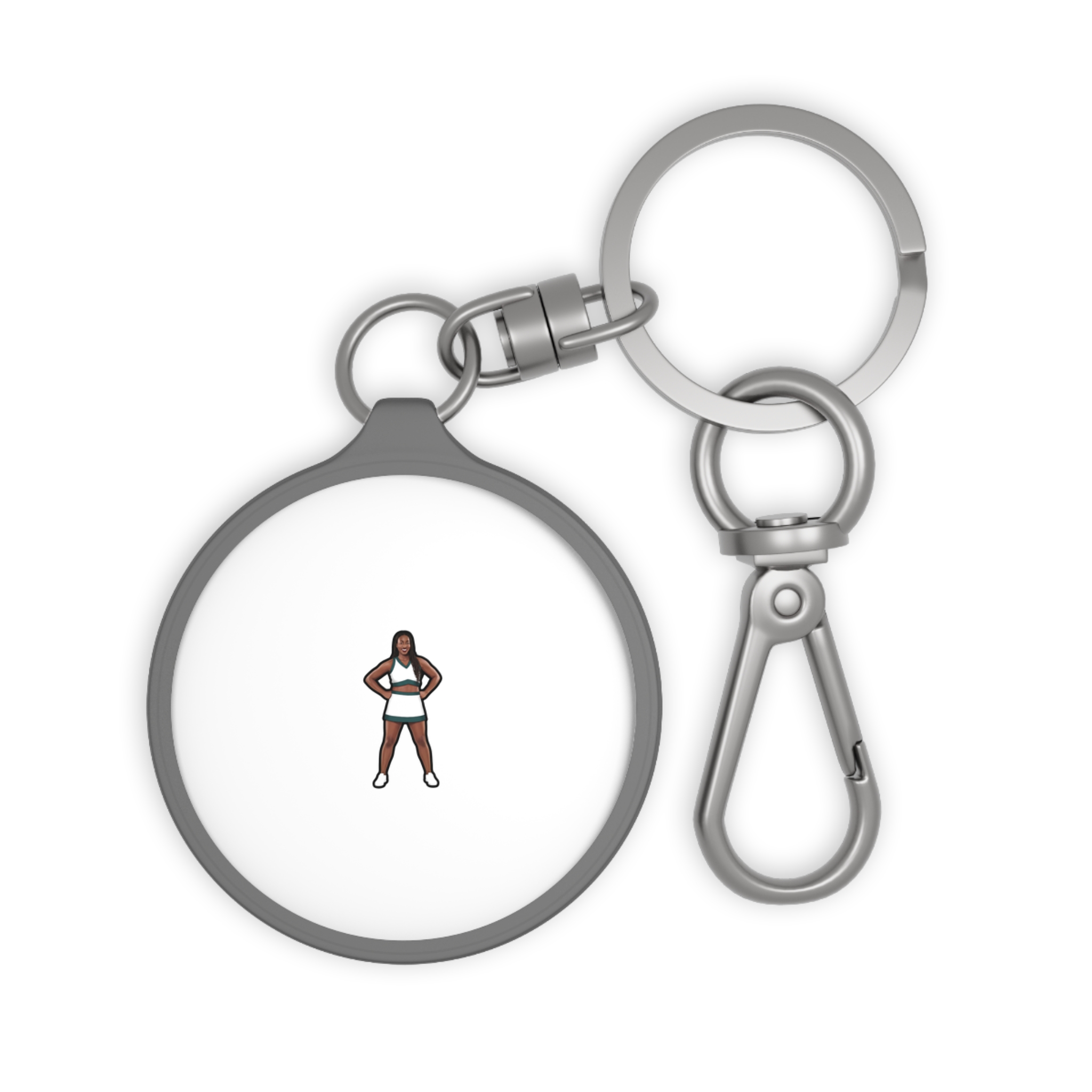 Keychain — character_player_name in Grey