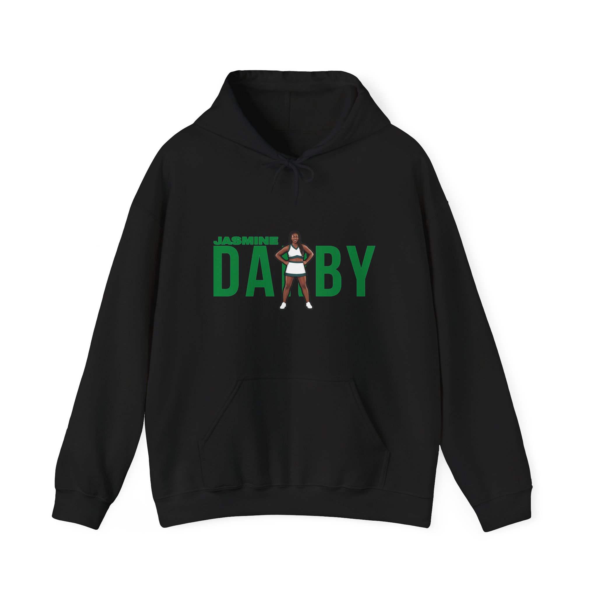 Hoodie — character_player_name in Black