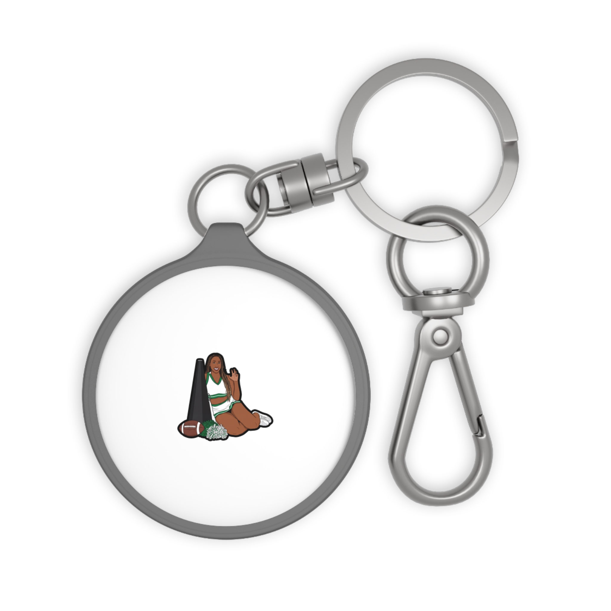 Keychain — character_player_name in Grey