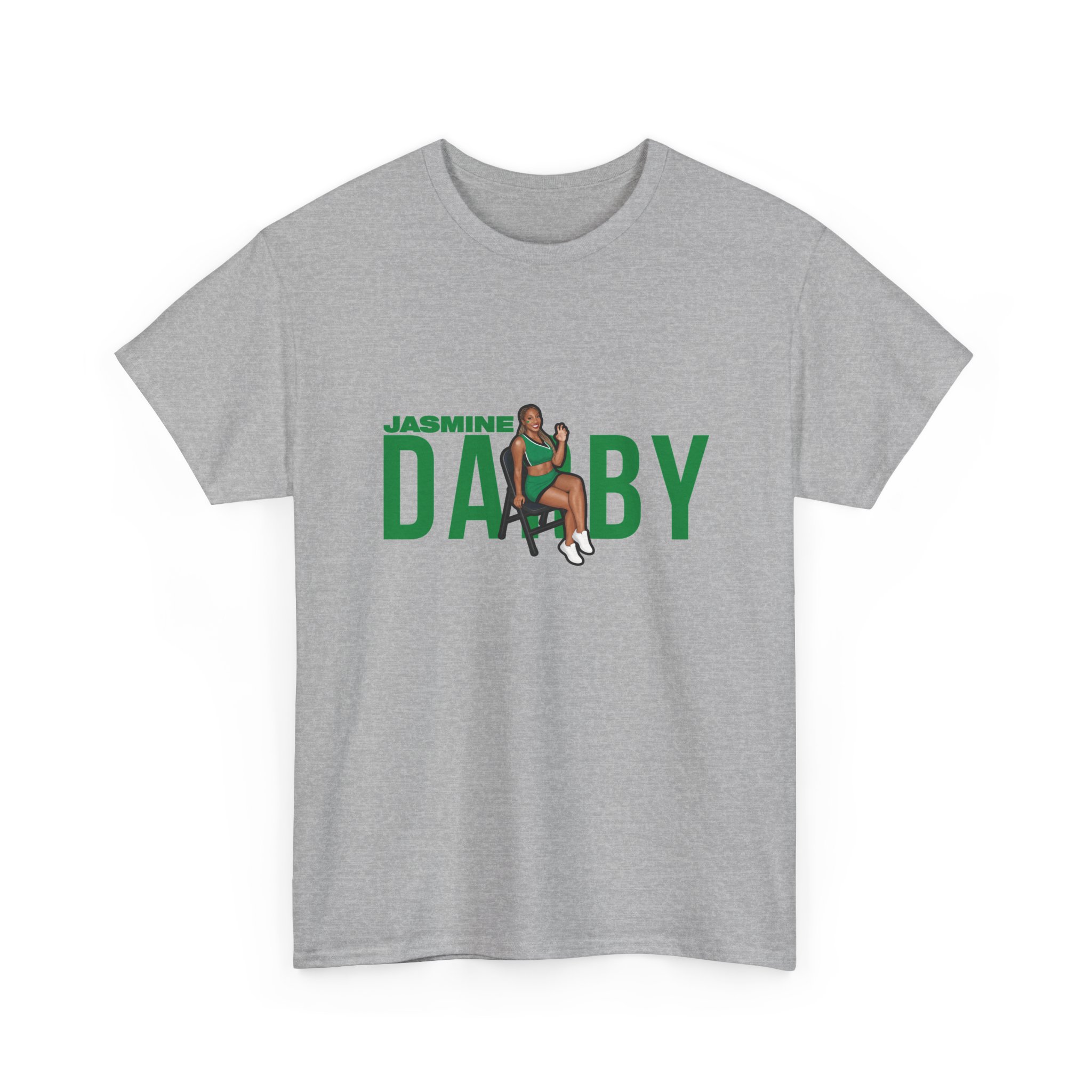 Tee — character_player_name in Grey