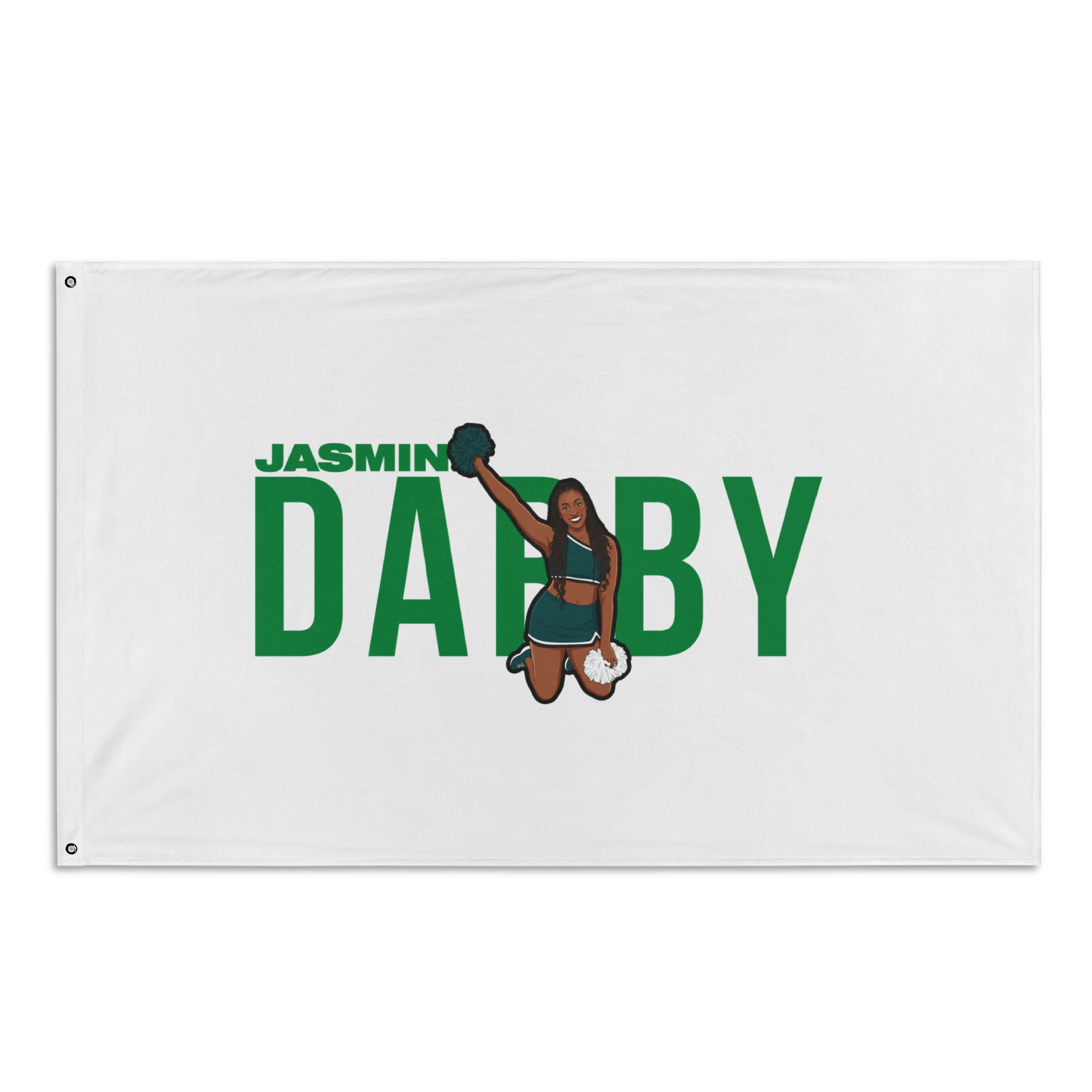 Flag (35 × 56 in) — character_player_name in Classic