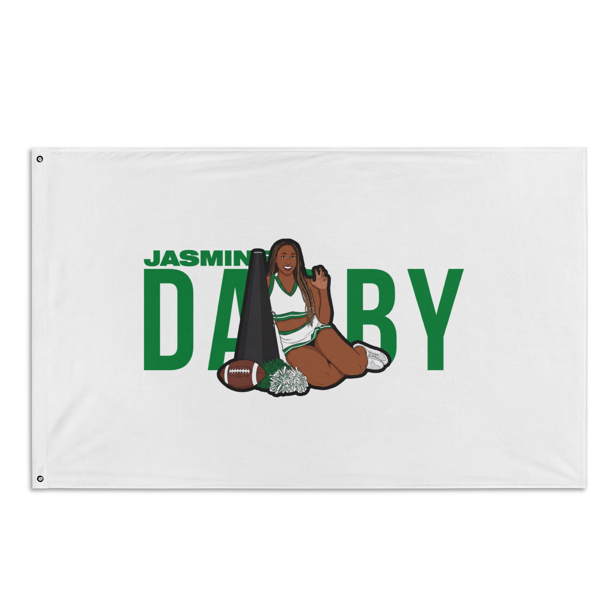 Flag (35 × 56 in) — character_player_name in Classic
