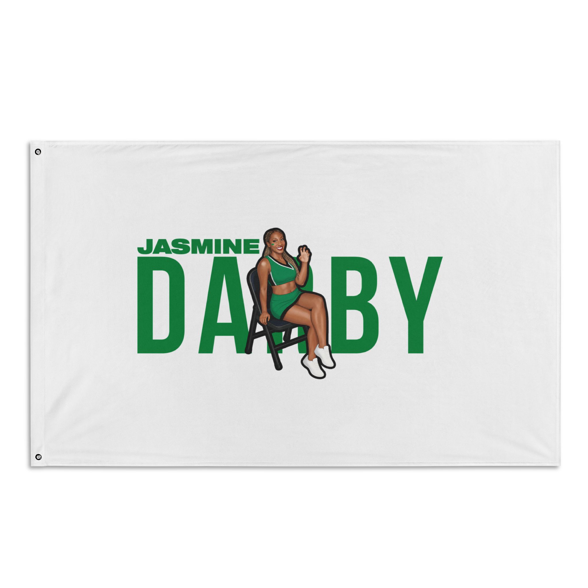Flag (35 × 56 in) — character_player_name in Classic