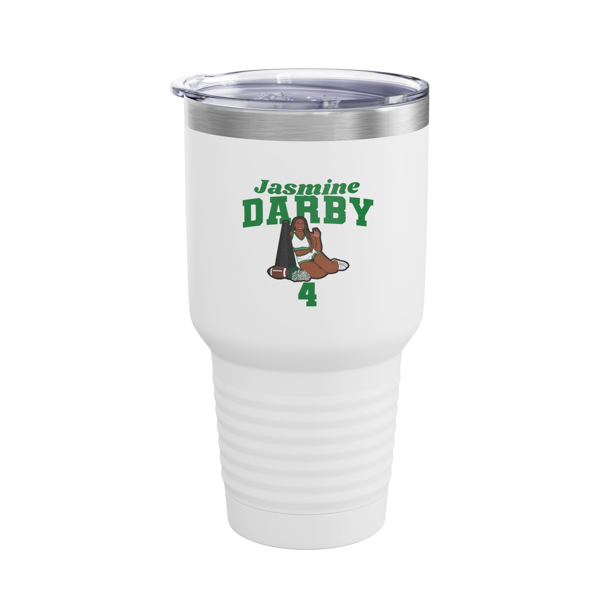 30oz Tumbler — character_signature_arch in White
