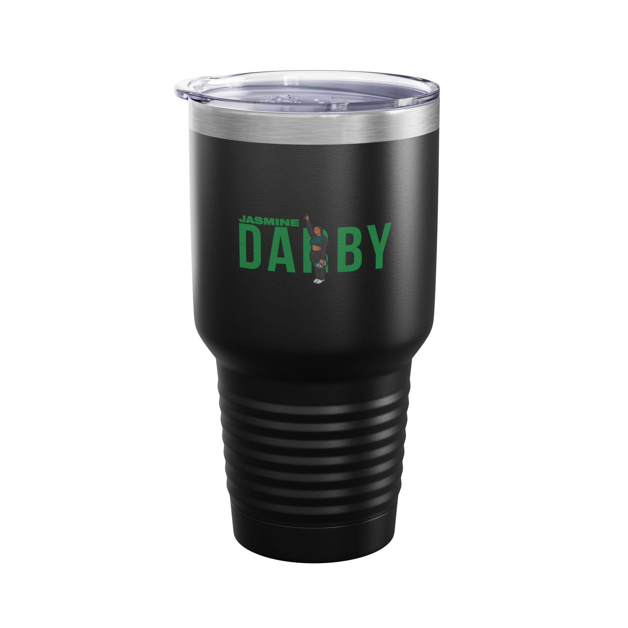 30oz Tumbler — character_player_name in Black