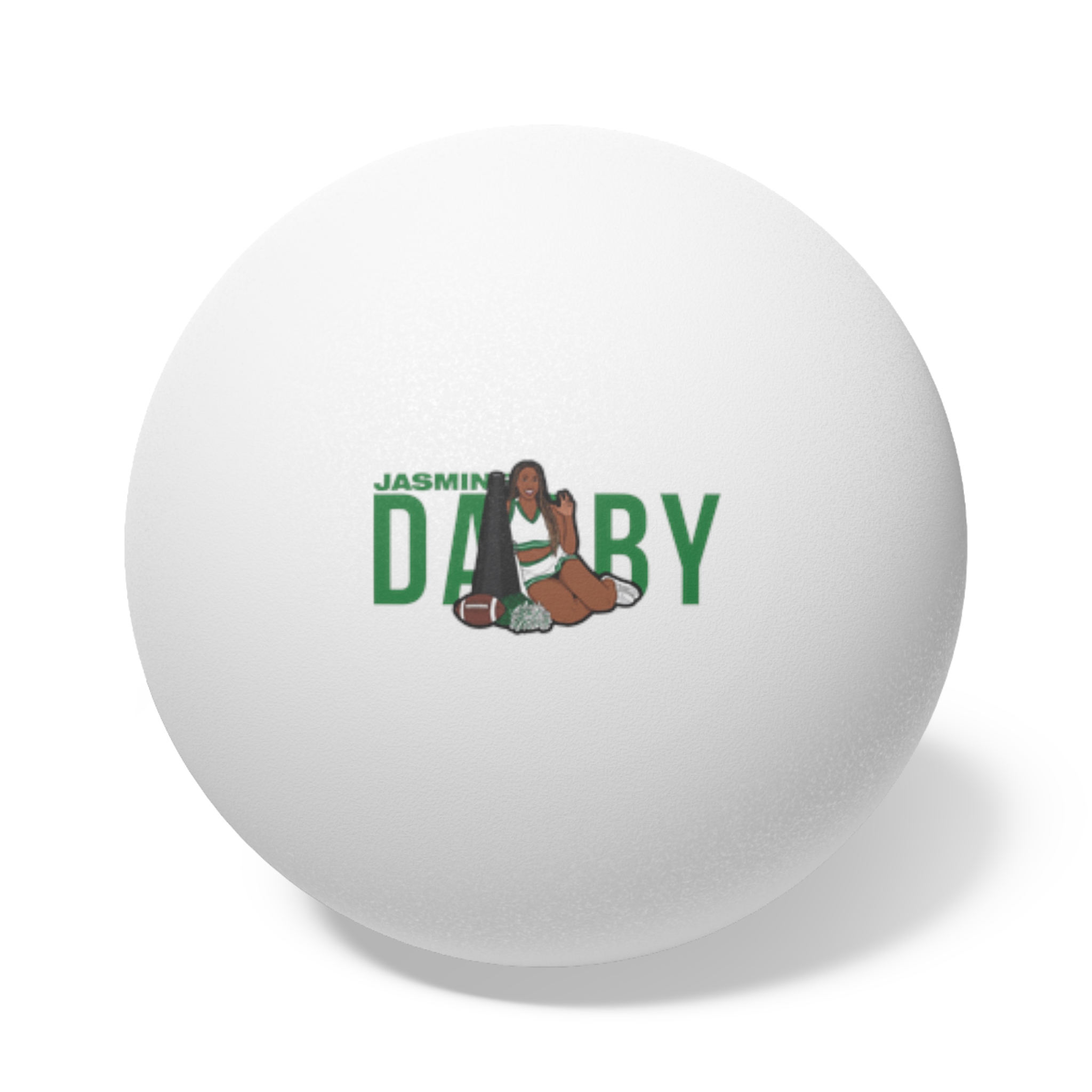 Ping Pong Balls, 6 pcs — character_player_name in White