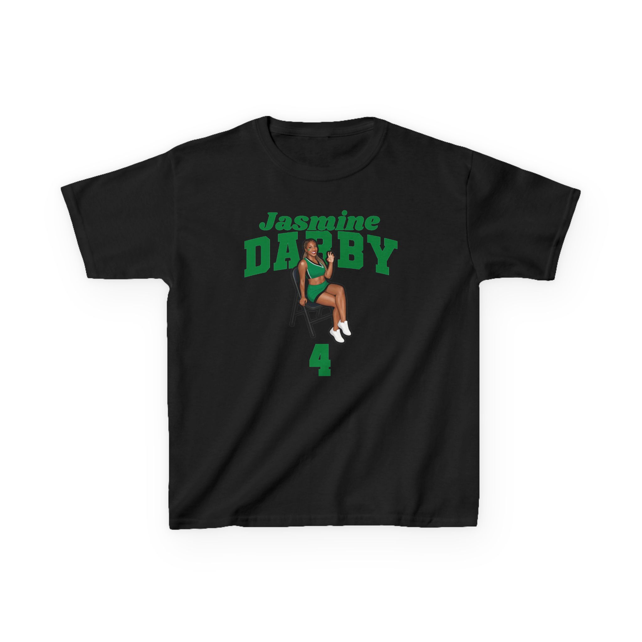 Youth Tee — character_signature_arch in Black