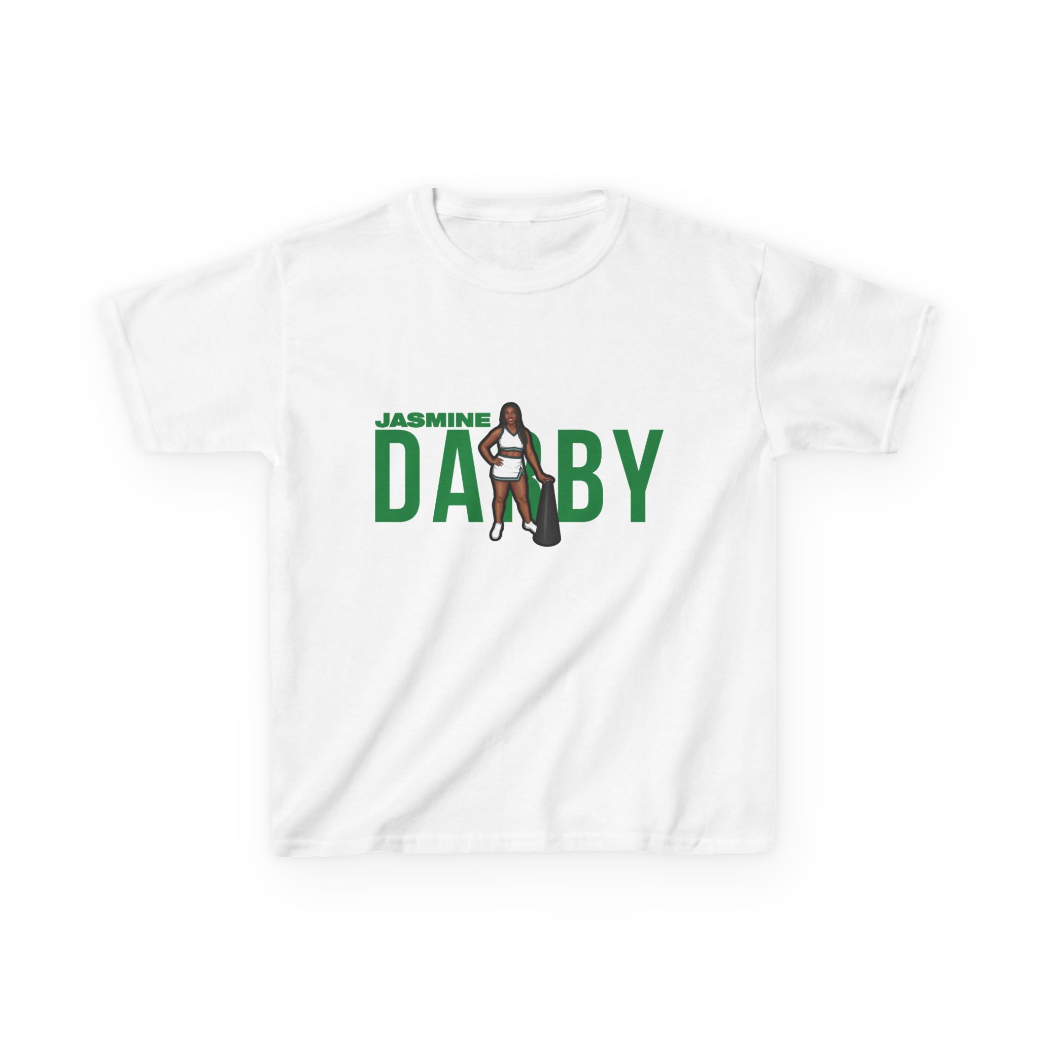 Youth Tee — character_player_name in White