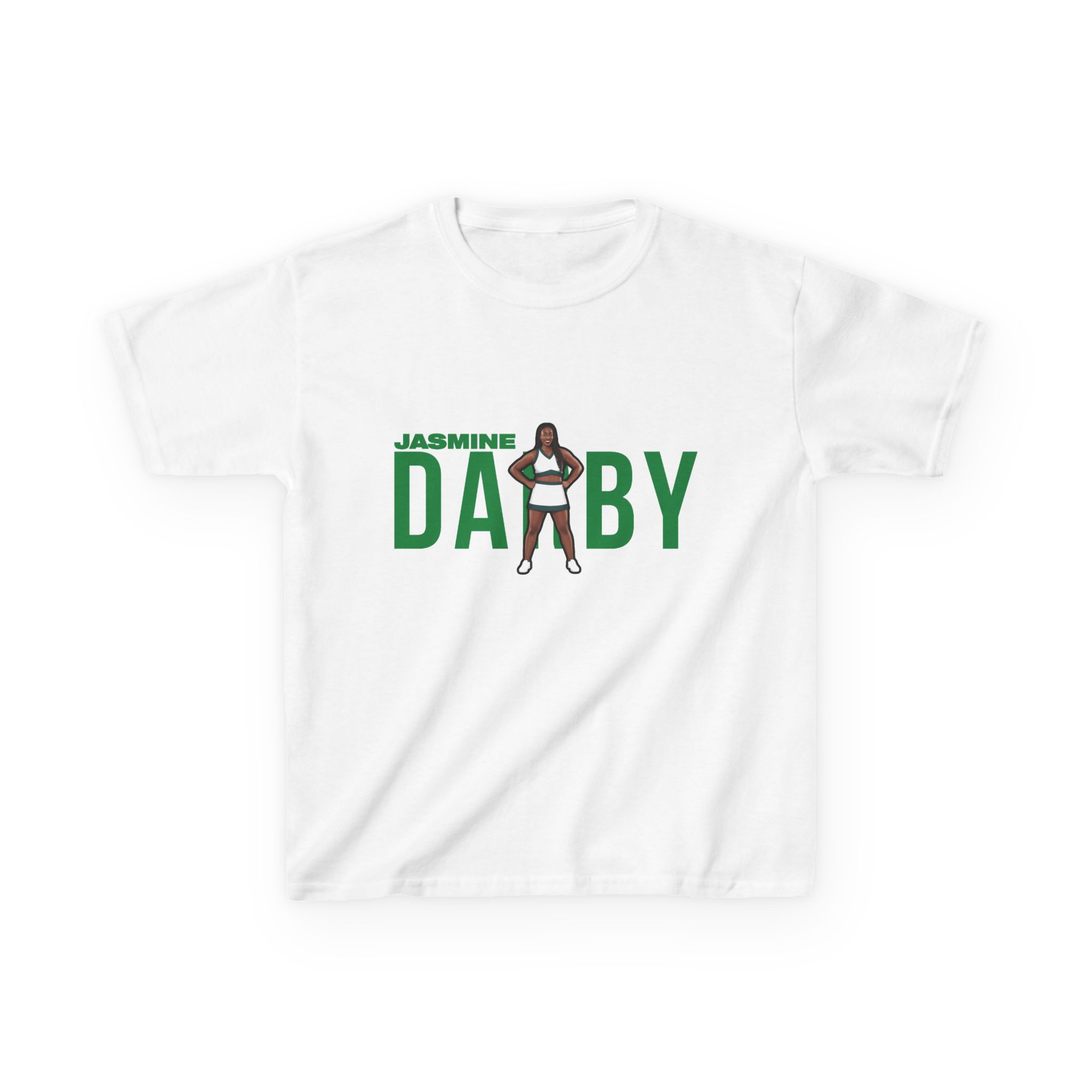 Youth Tee — character_player_name in White