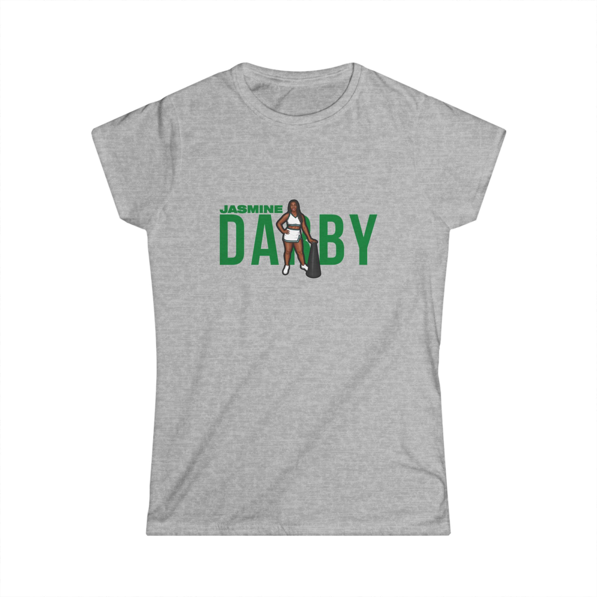 Women's Softstyle Tee — character_player_name in Grey