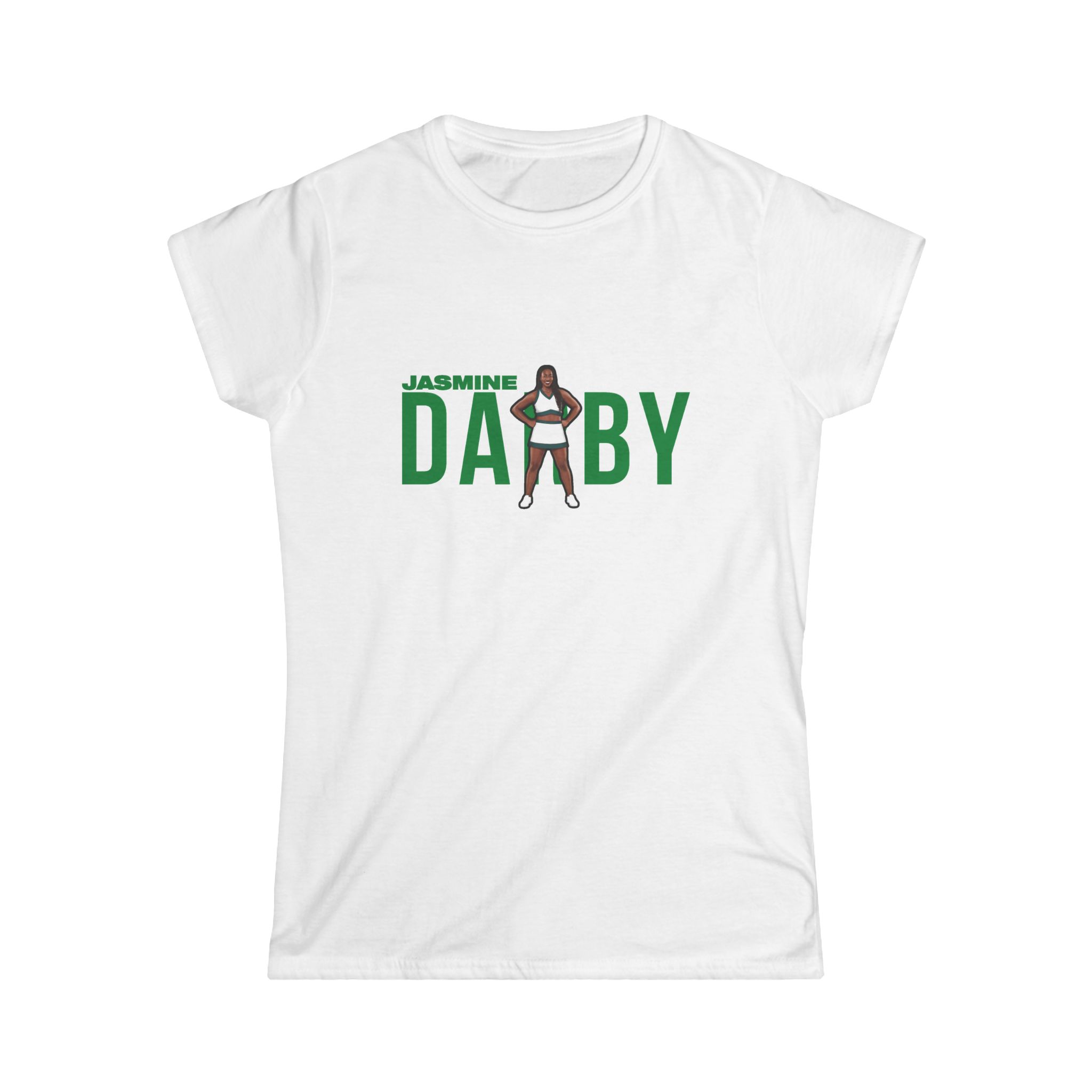 Women's Softstyle Tee — character_player_name in White
