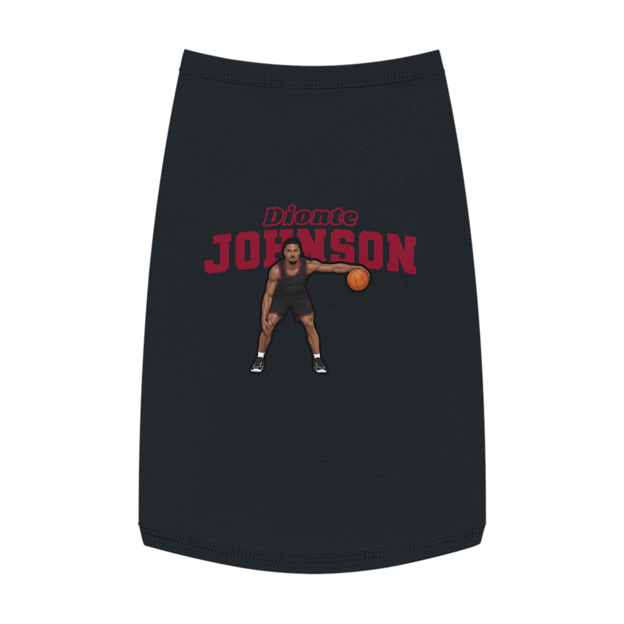 Pet Tank Top — character_name_arch in White