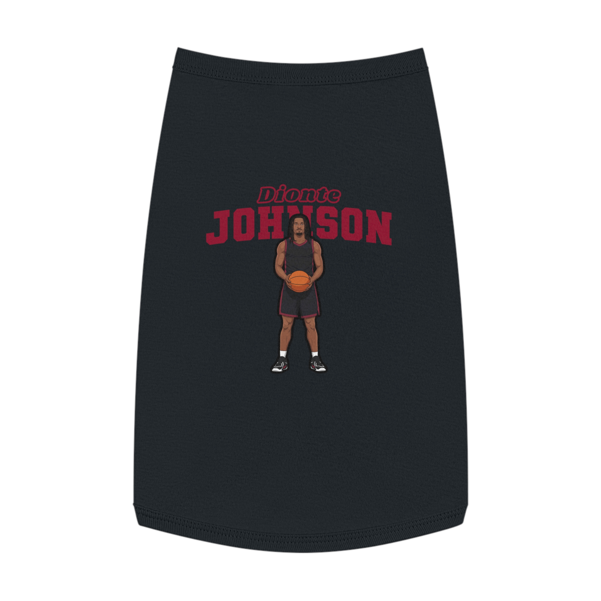 Pet Tank Top — character_name_arch in White