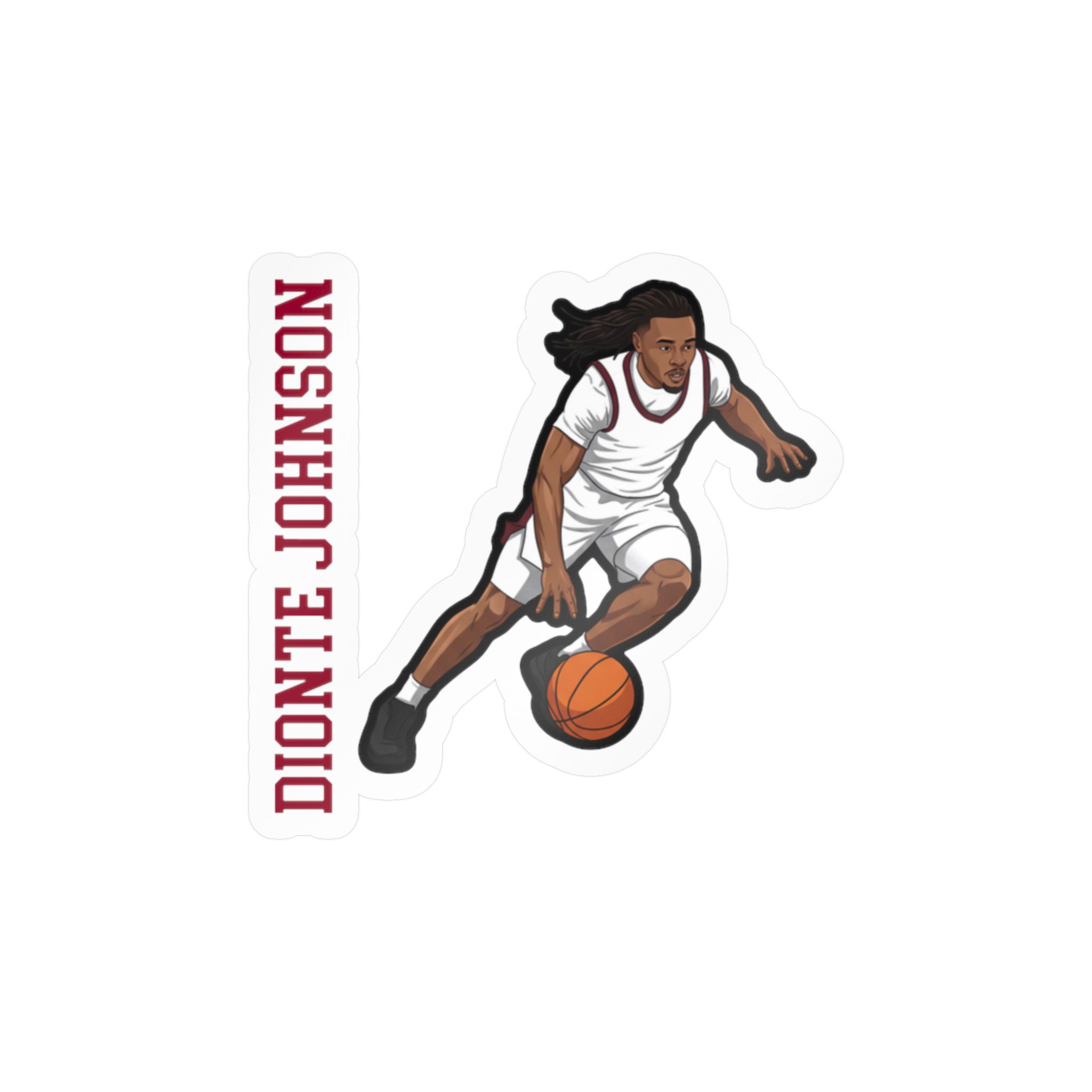 Vinyl Sticker — character_name_vertical in Classic