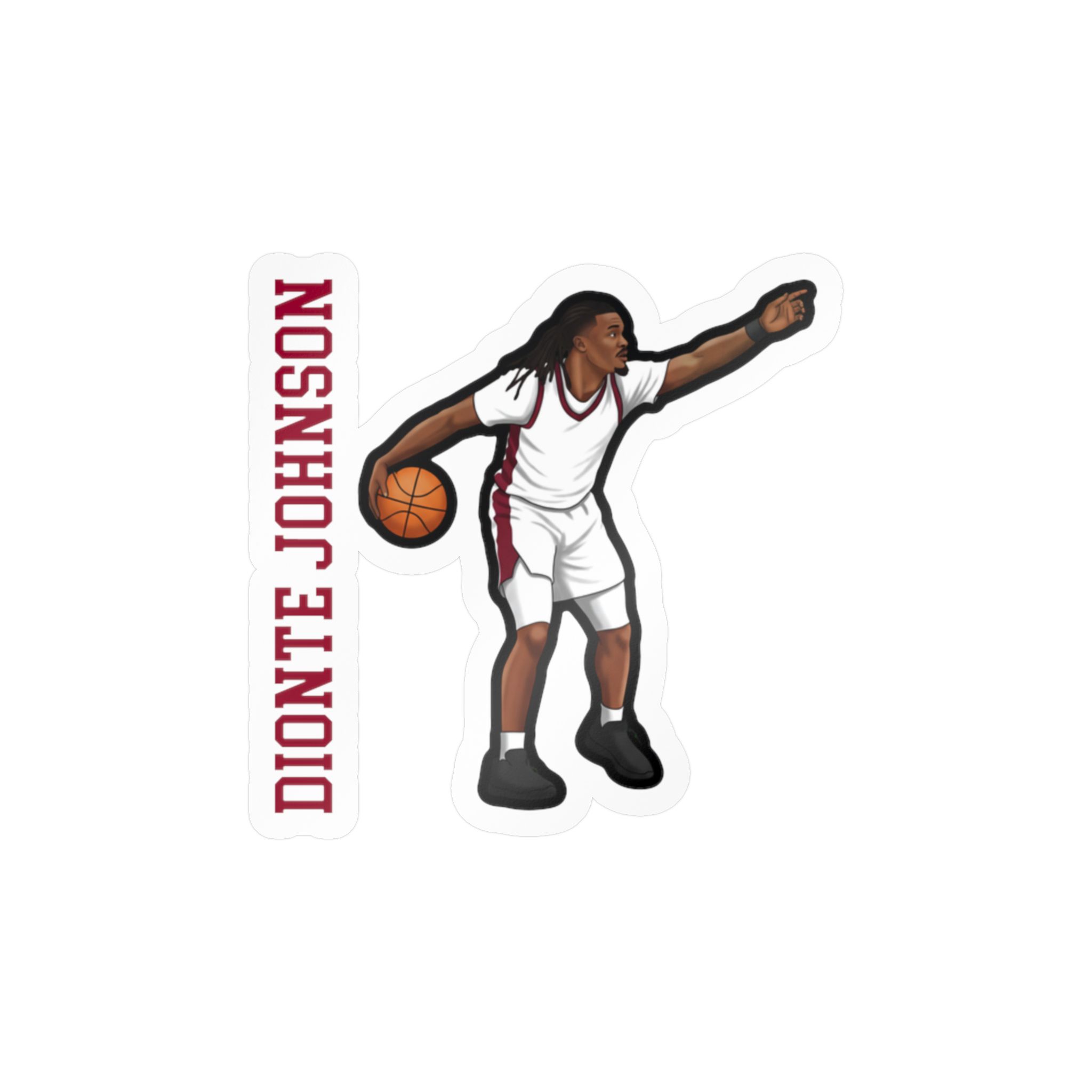 Vinyl Sticker — character_name_vertical in Classic