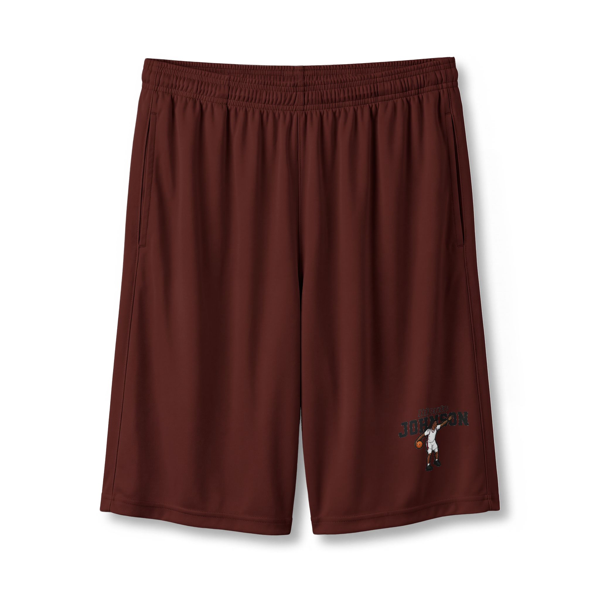 Shorts — character_name_arch in Maroon