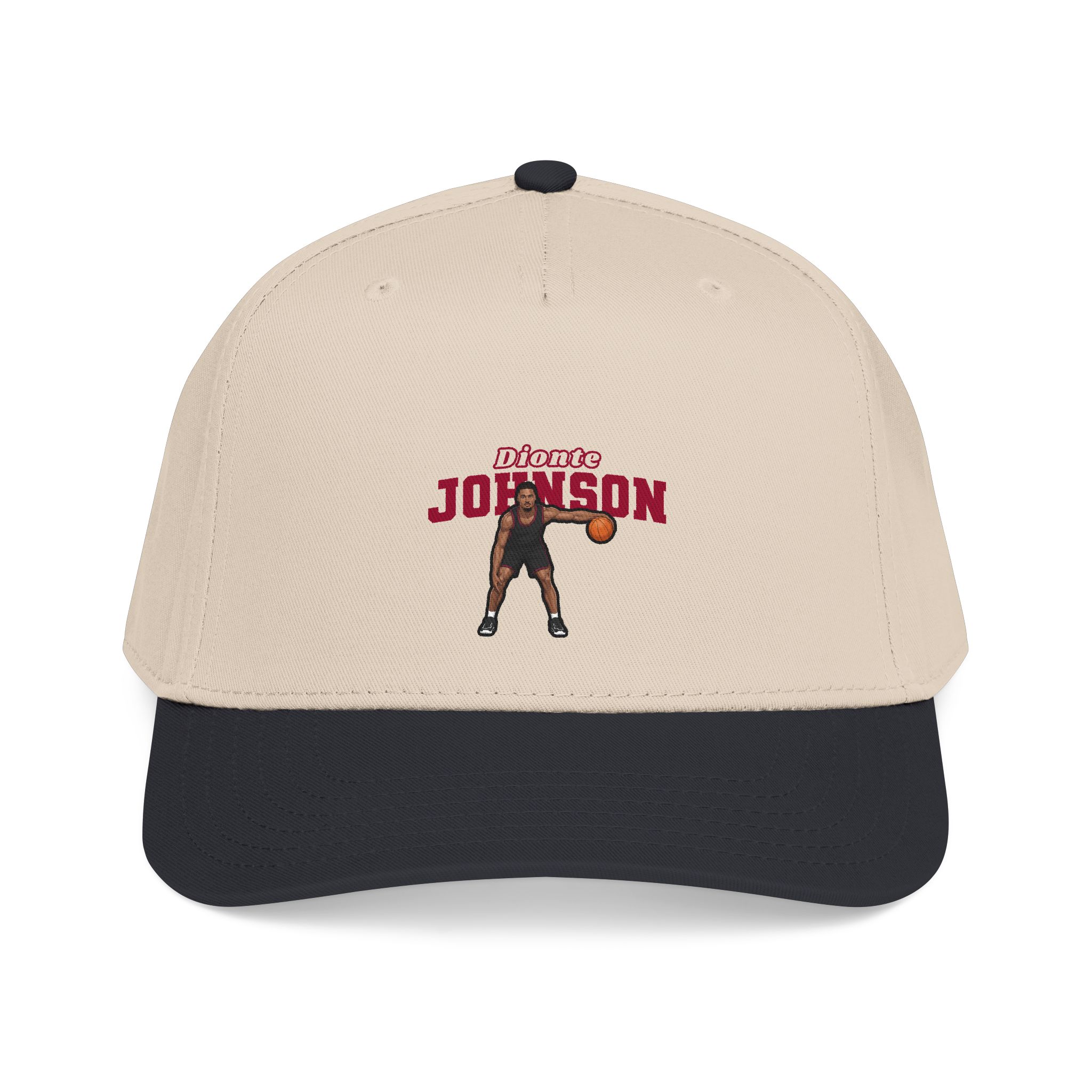 Baseball Cap — character_name_arch in Black / Natural