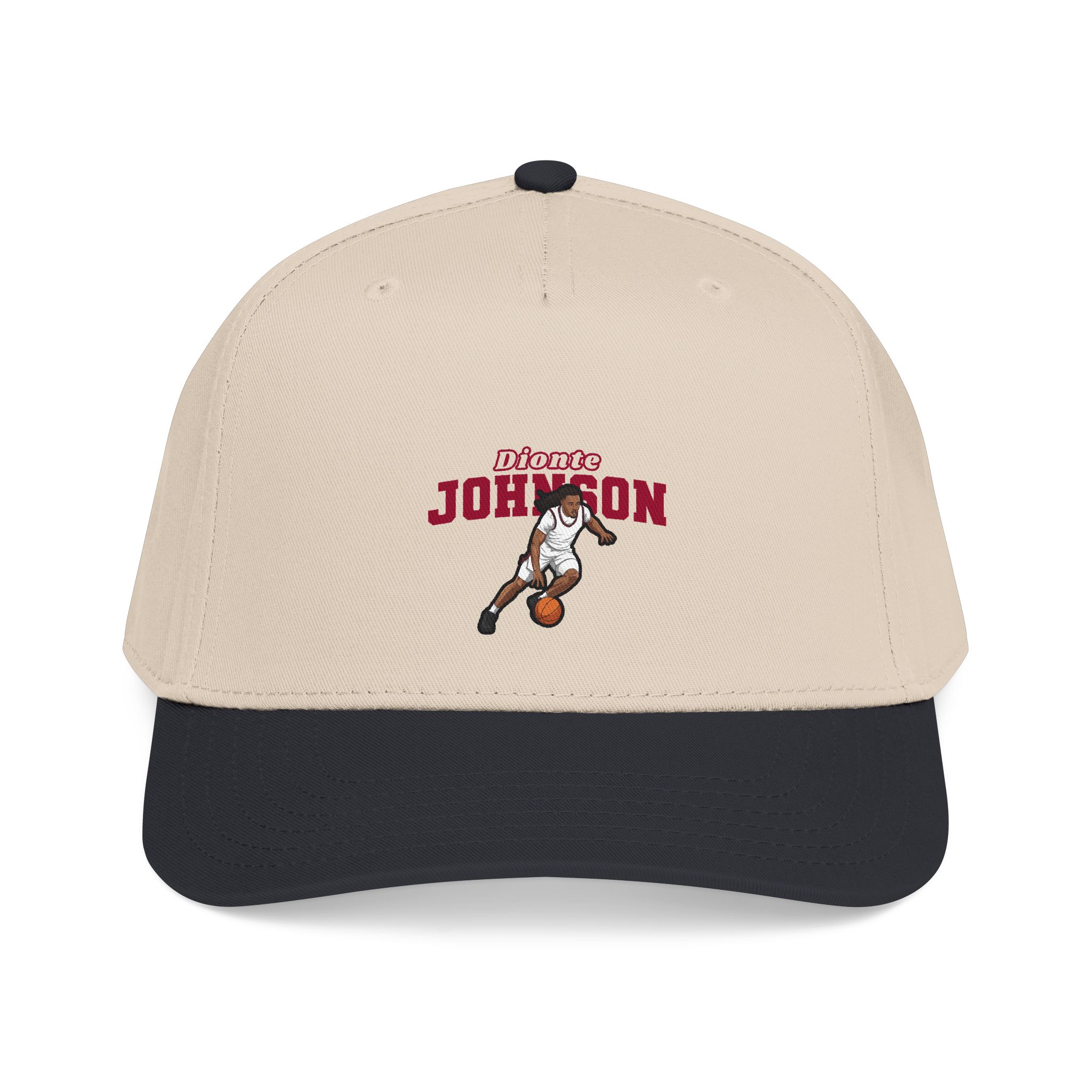 Baseball Cap — character_name_arch in Black / Natural