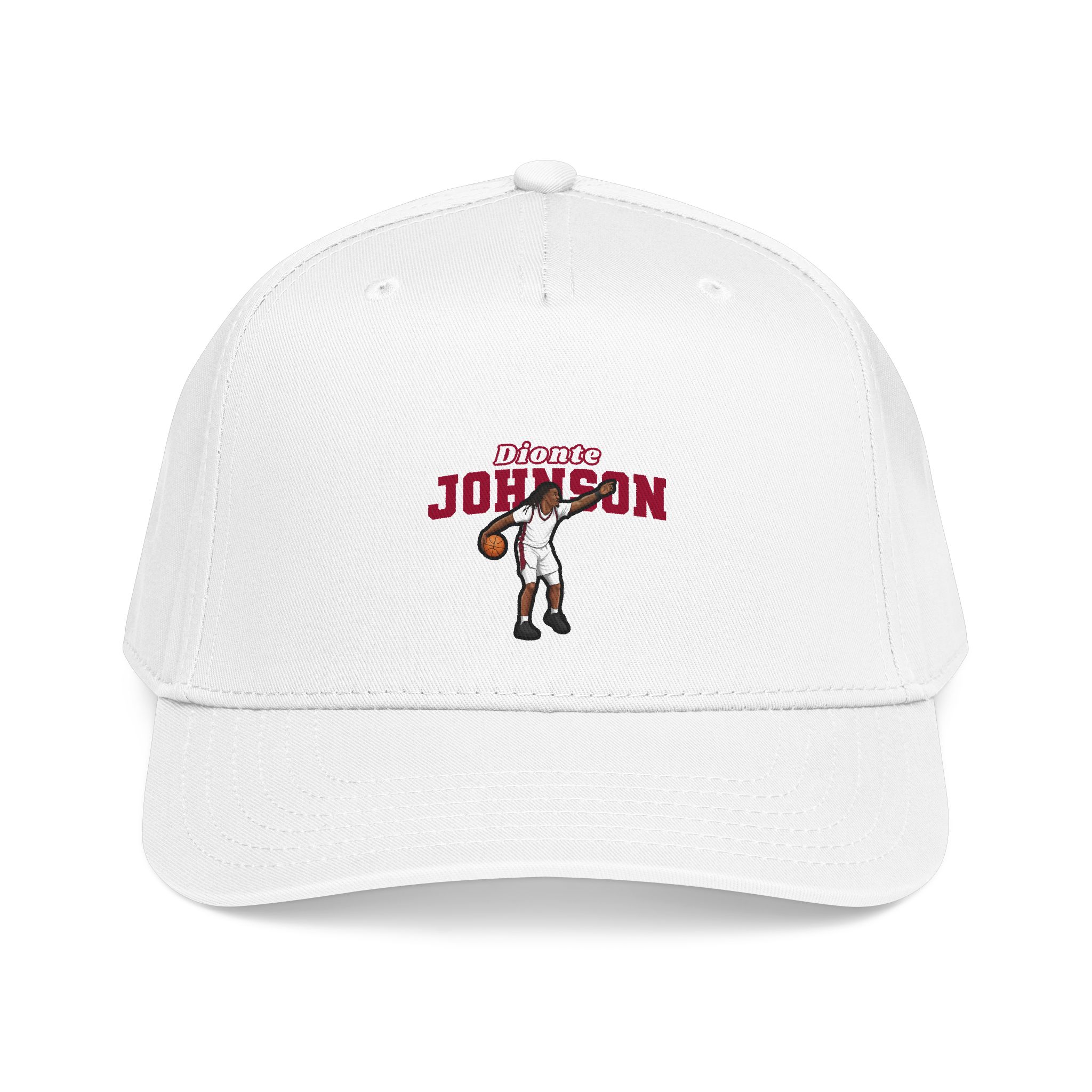 Baseball Cap — character_name_arch in White