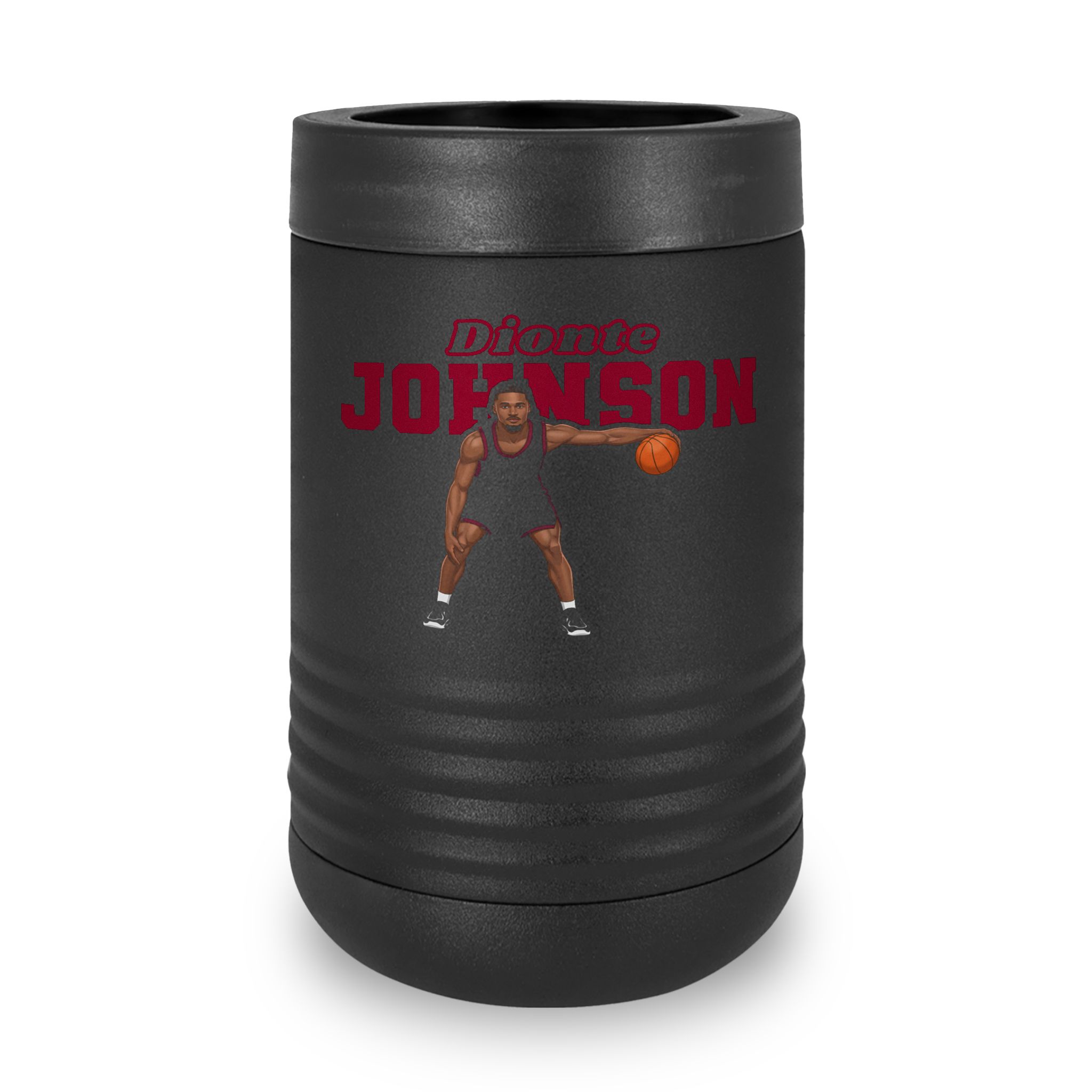 Stainless Can Cooler — character_name_arch in Black