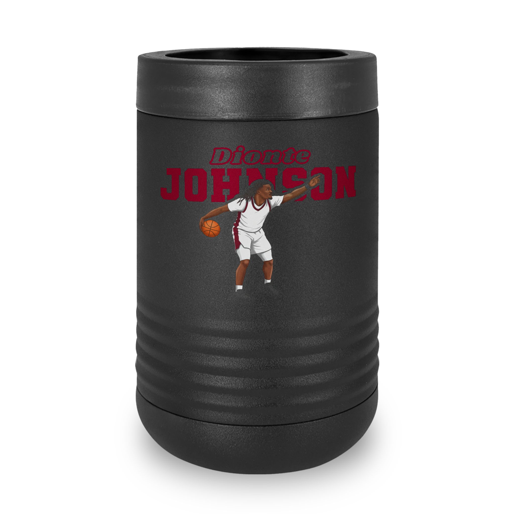 Stainless Can Cooler — character_name_arch in Black
