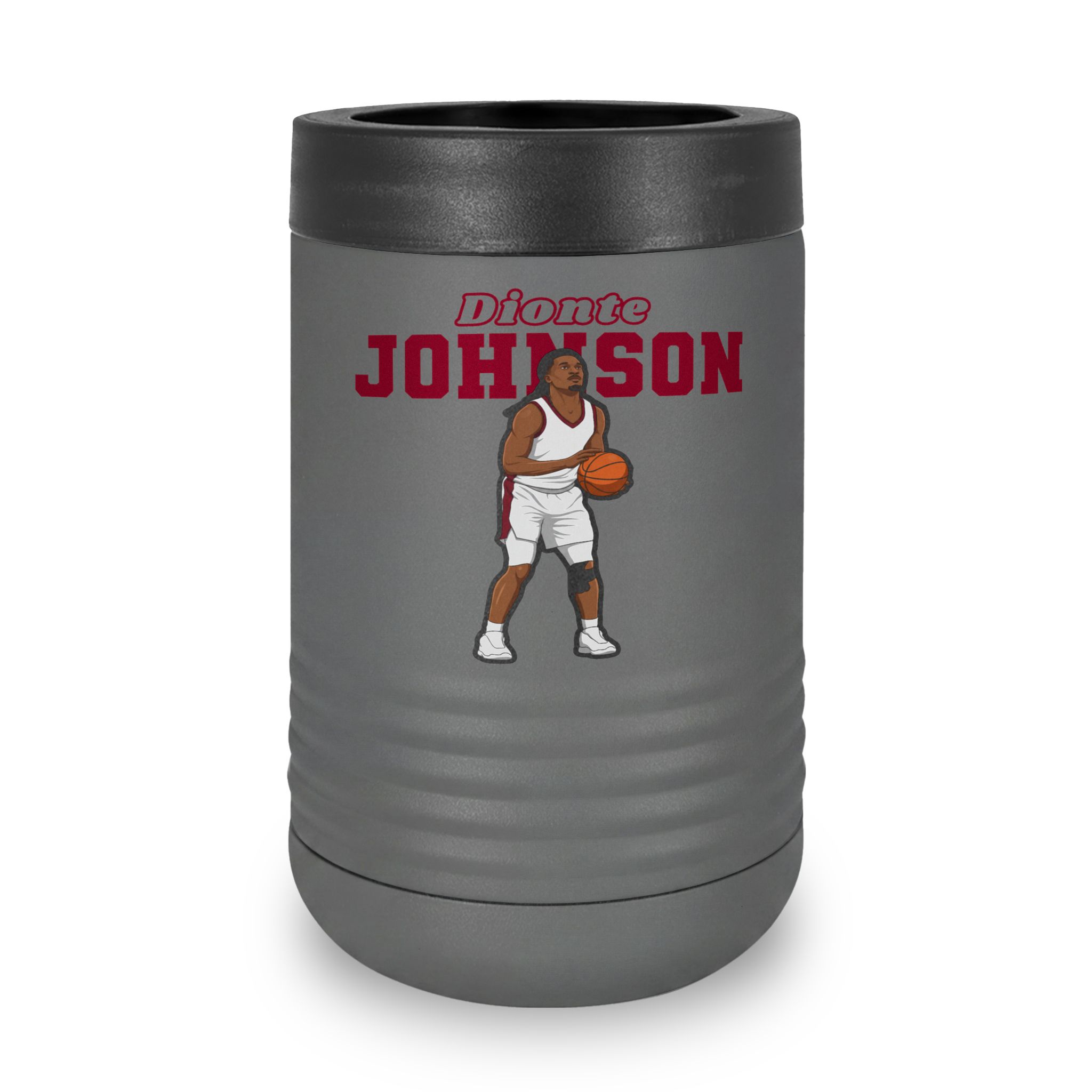 Stainless Can Cooler — character_name_arch in Grey