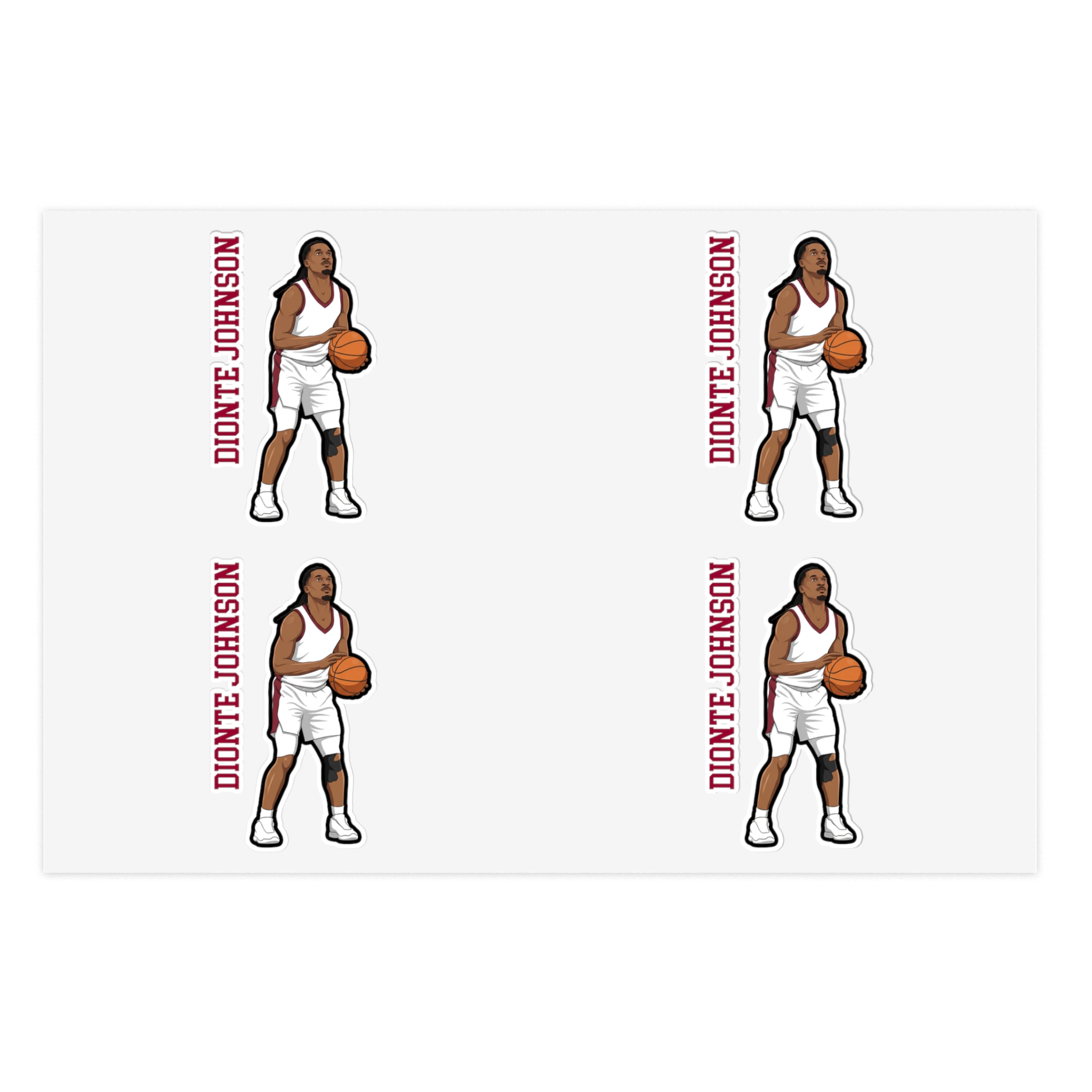 Sticker Sheet — character_name_vertical in Classic