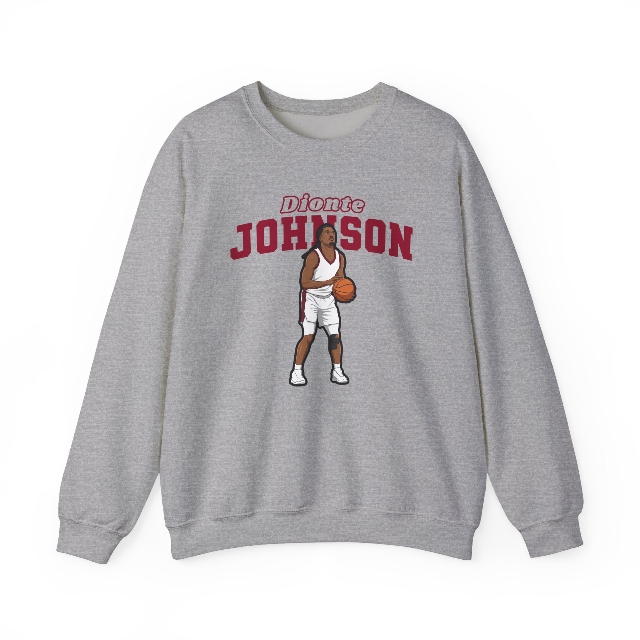 Crewneck Sweatshirt — character_name_arch in Grey